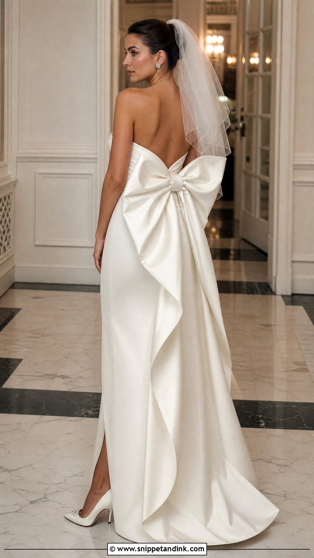 Oversized Bow Wedding Dress - Snippet and Ink - 25 Runway Wedding Dress Ideas