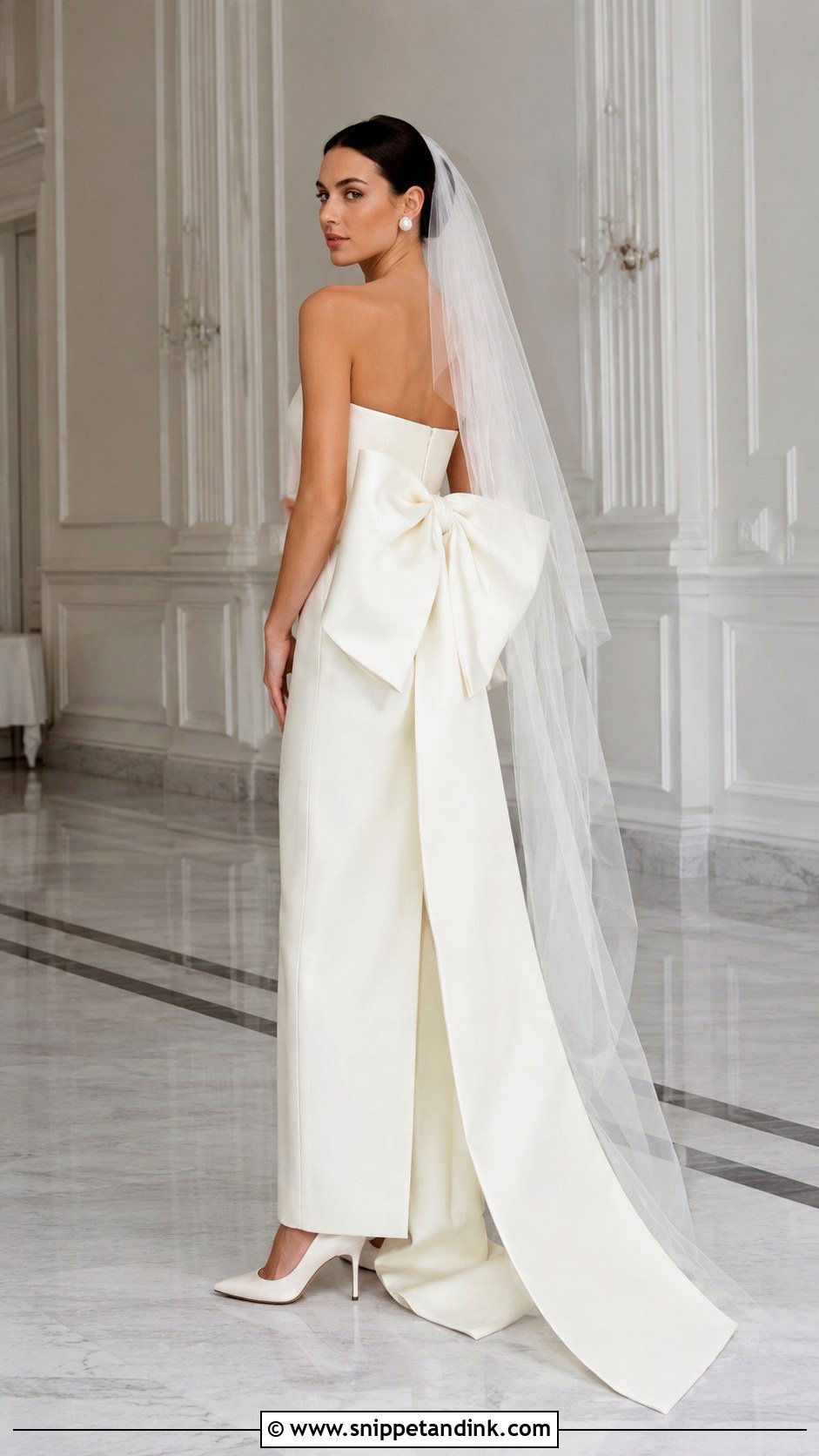 Oversized Bow Wedding Dress - Snippet and Ink - 20 Expensive Wedding Dresses