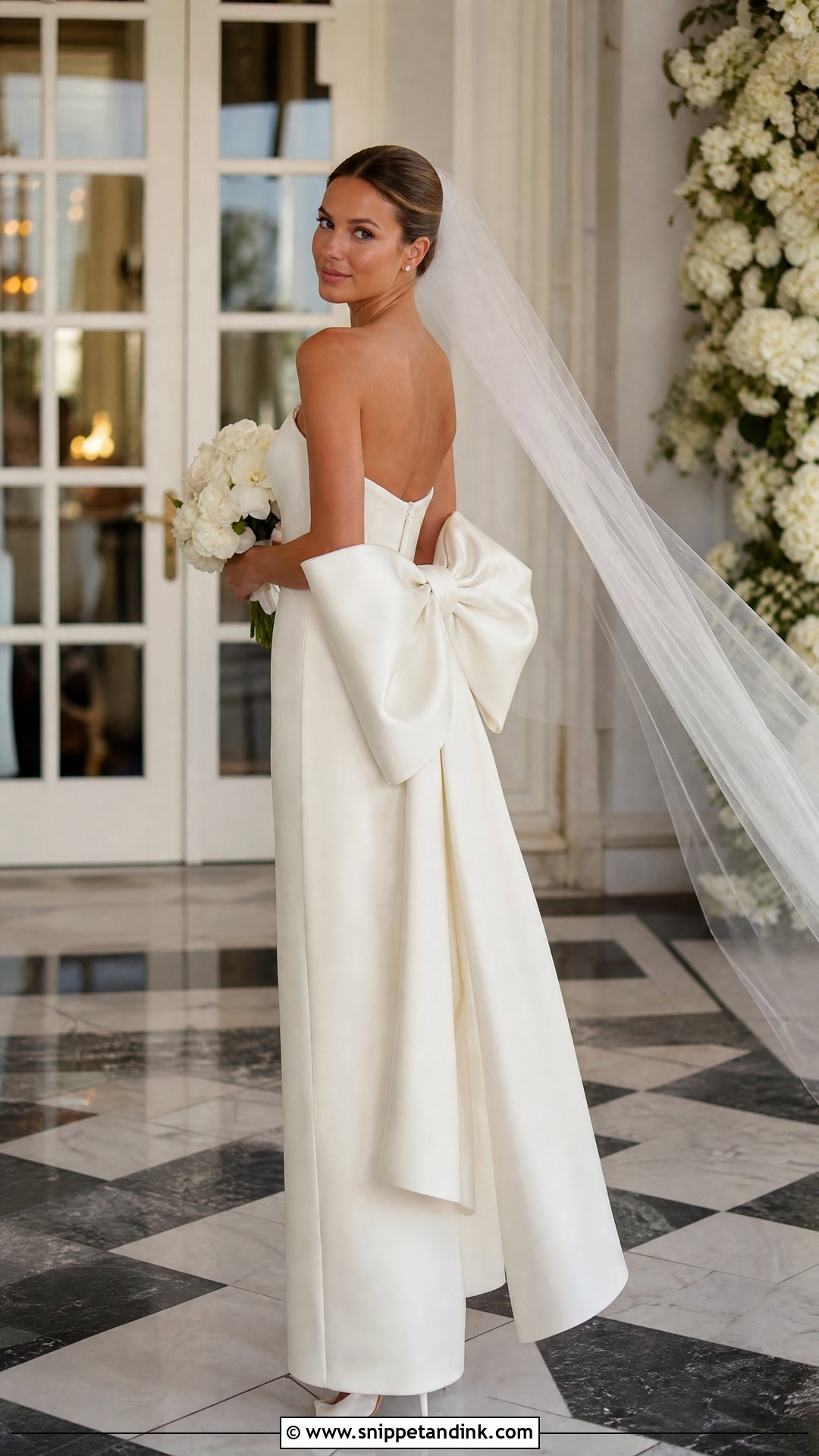 Oversized Bow Wedding Dress - Snippet and Ink - 20 Sculptural Wedding Dress Ideas