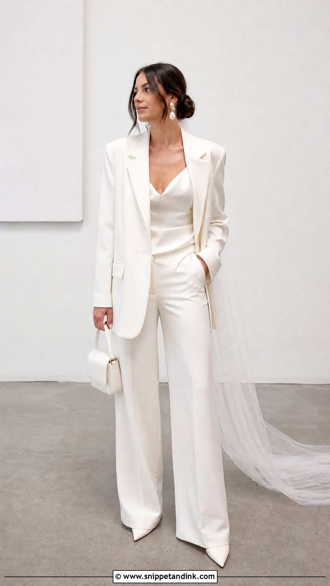 Oversized Bridal Suit - Snippet and Ink - 20 Suits for Bride