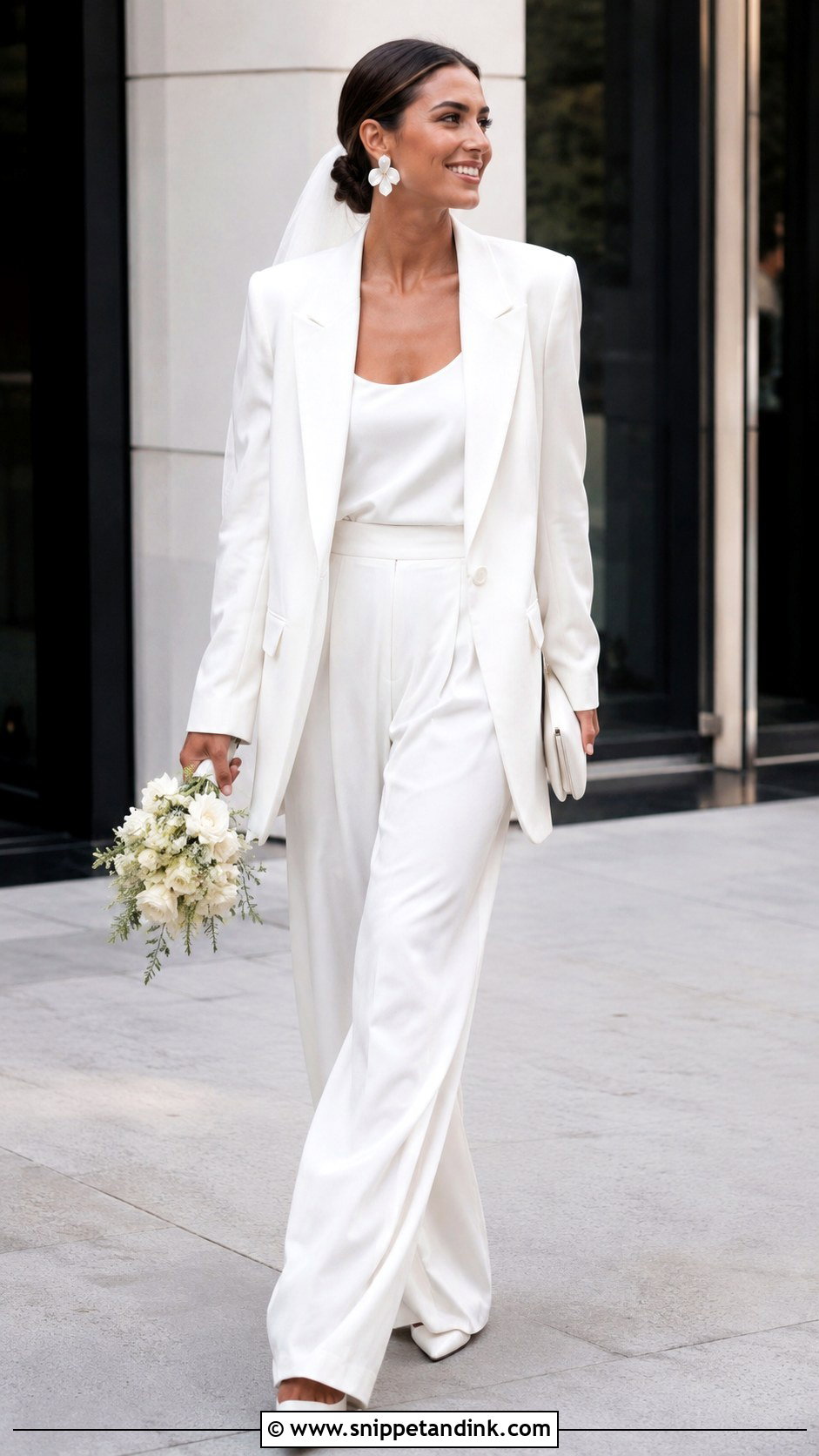Oversized Bride Wedding Suit - Snippet and Ink - 20 Bride Wedding Suit Ideas