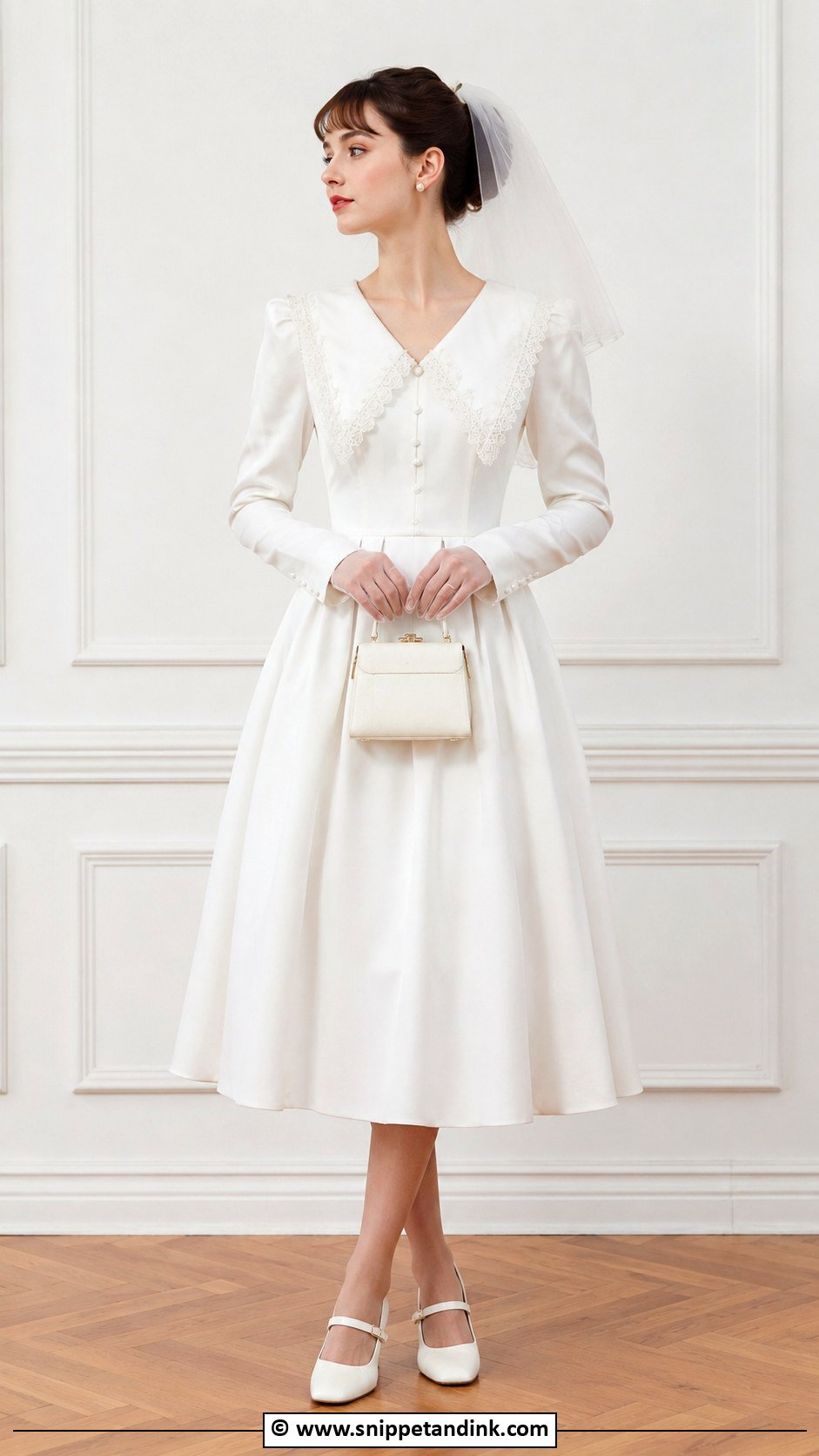 Oversized Collar Ugly Wedding Dress - Snippet and Ink - 30 Ugly Wedding Dress Ideas