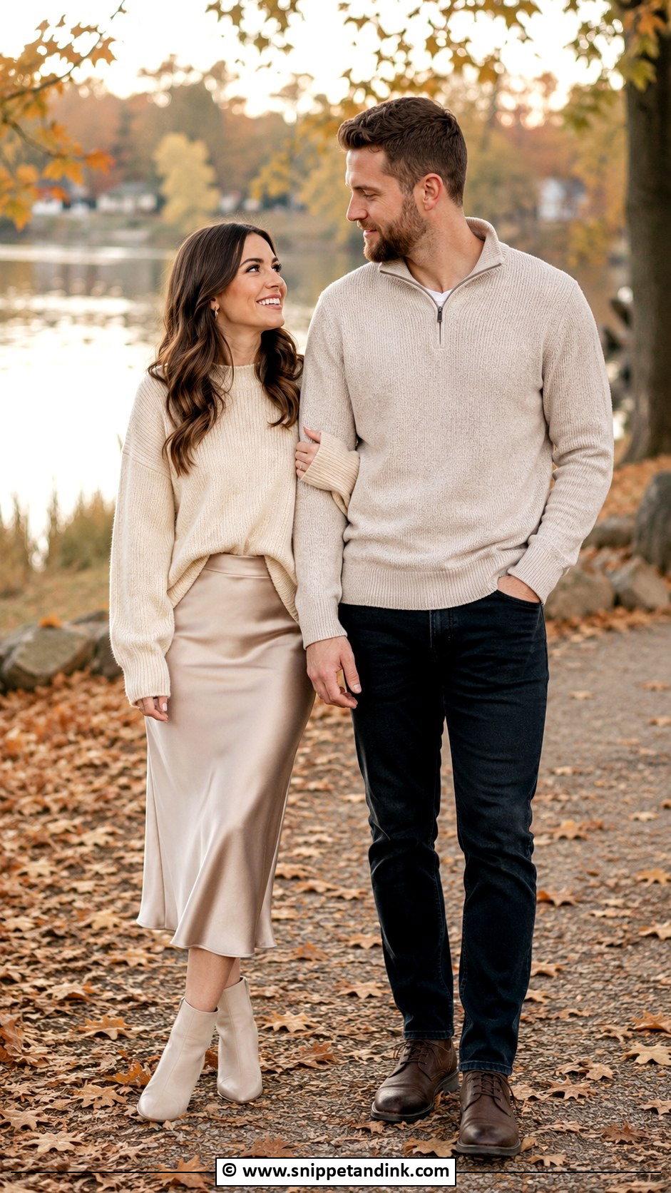 Oversized Sweater And Midi Skirt Prewedding Outfit - Snippet and Ink - 30 Casual Prewedding Outfit Ideas