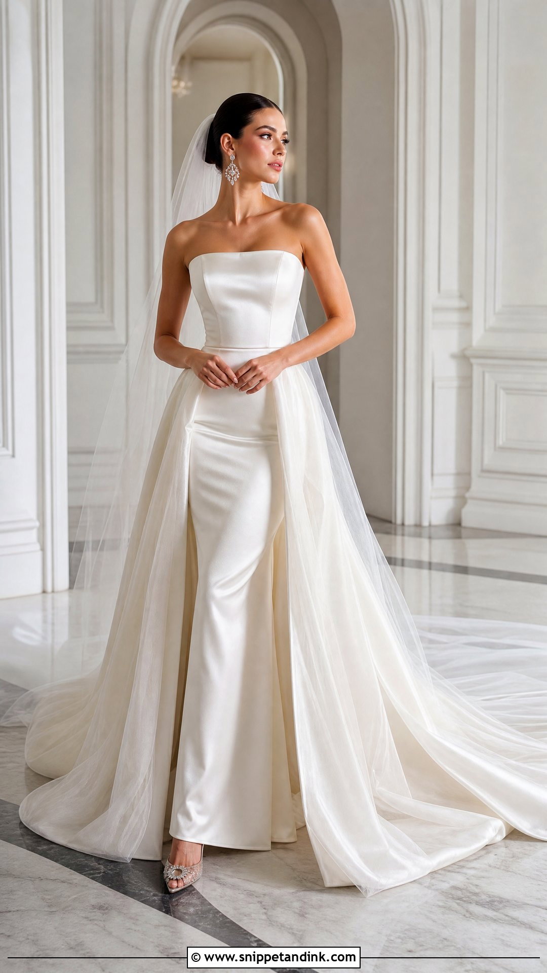 Overskirt Bridal Dress - Snippet and Ink - 25 Luxury Bridal Dress Ideas