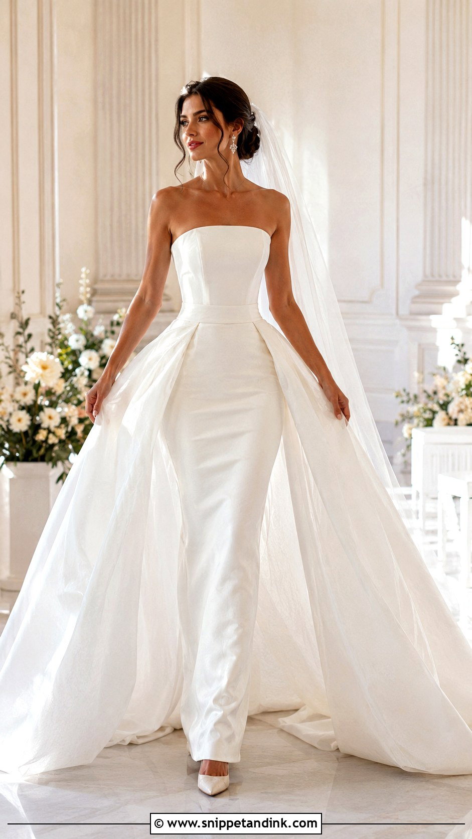 Overskirt Haute Couture Wedding Dress - Snippet and Ink - 25 Haute Couture Wedding Dress Ideas