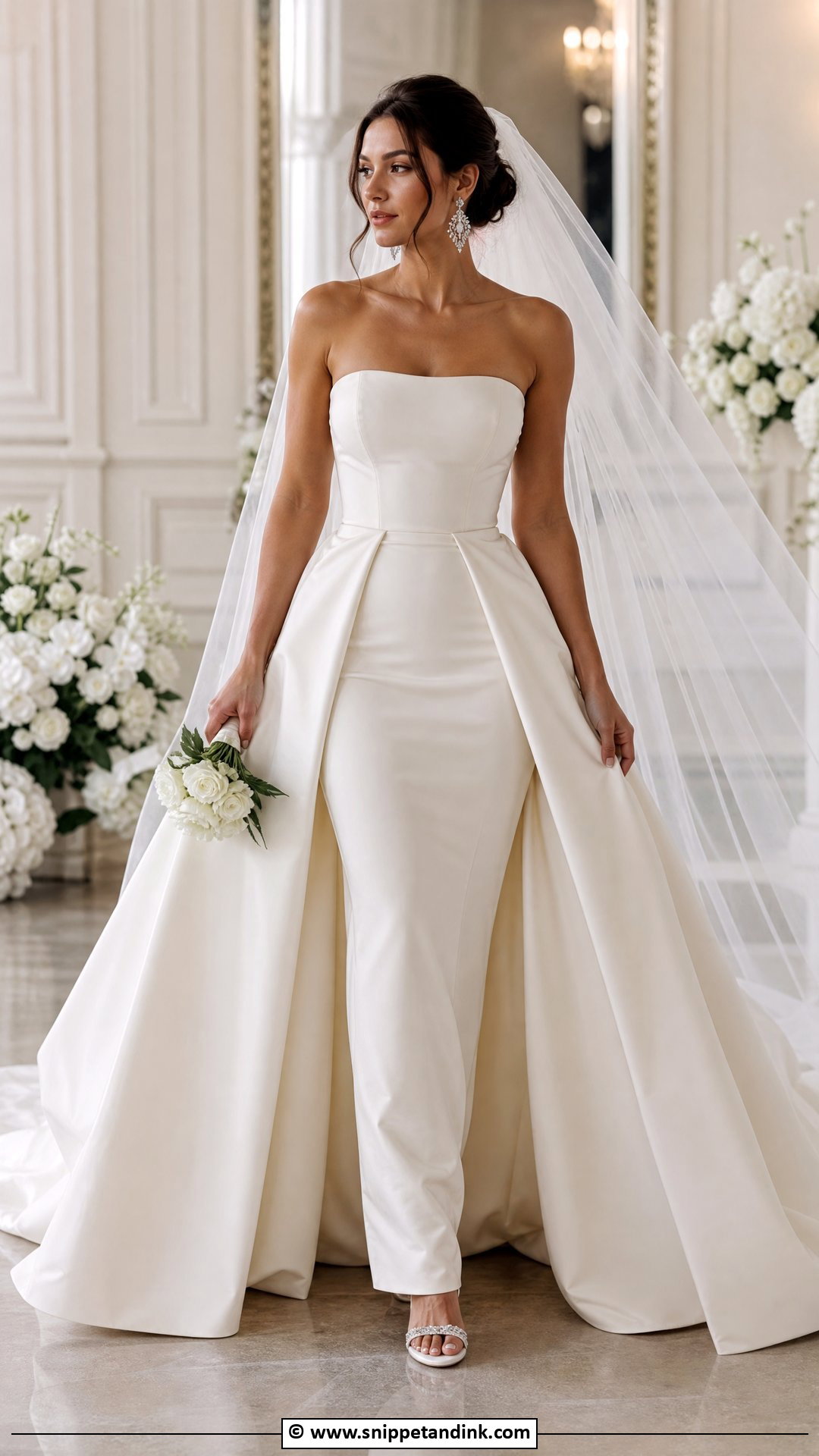 Overskirt Wedding Dress - Snippet and Ink - 35 2025 Wedding Dresses