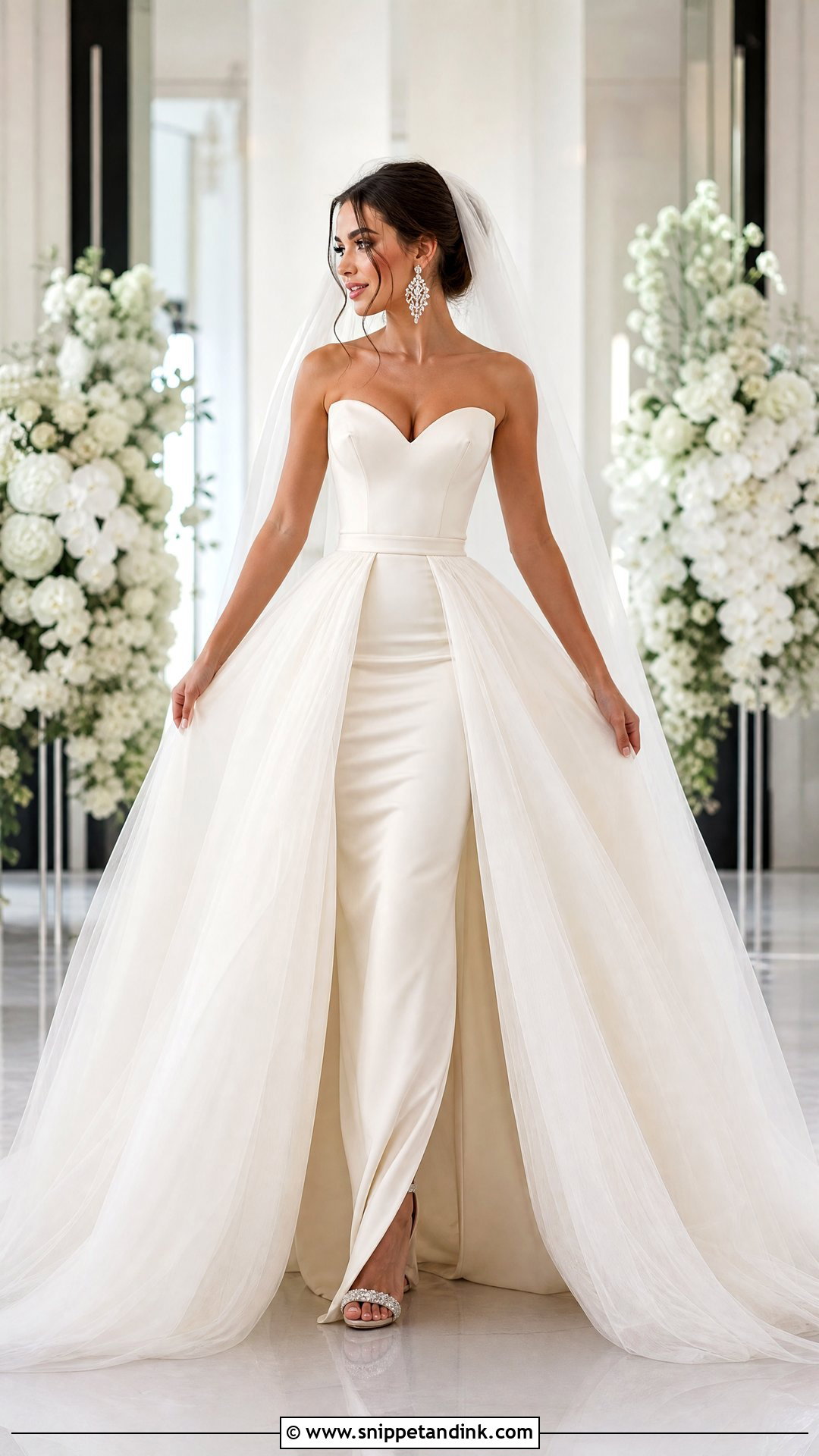 Overskirt Wedding Dress - Snippet and Ink - 25 Expensive Wedding Dress Ideas