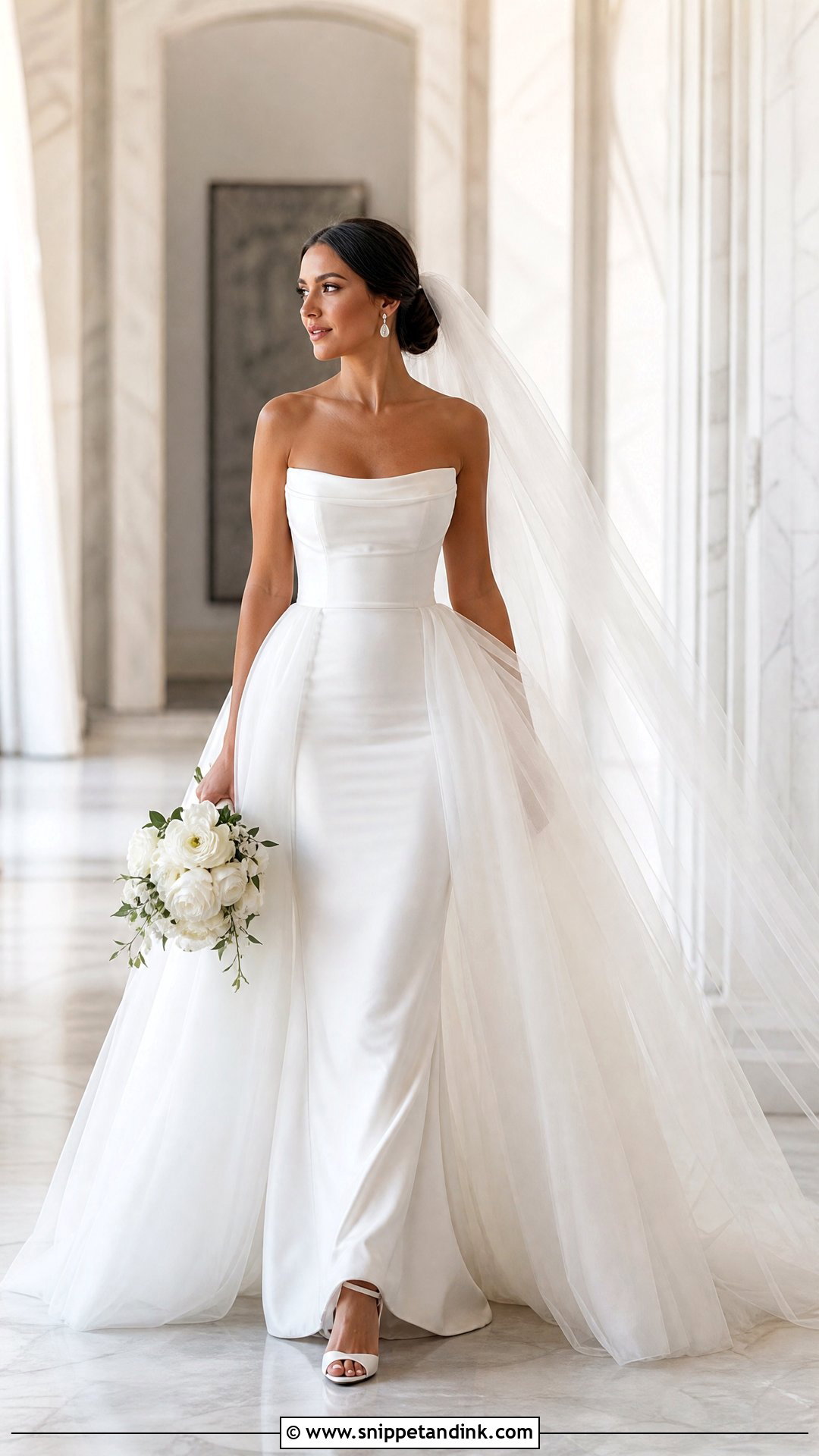 Overskirt Wedding Dress - Snippet and Ink - 25 Magical Wedding Dress Ideas