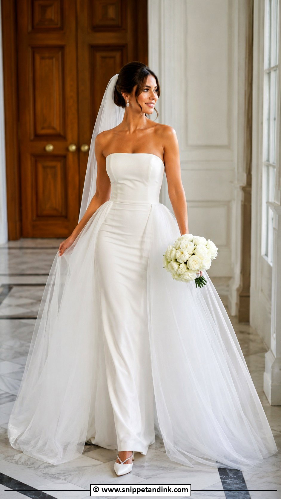 Overskirt Wedding Gown - Snippet and Ink - 30 Couture Wedding Gowns