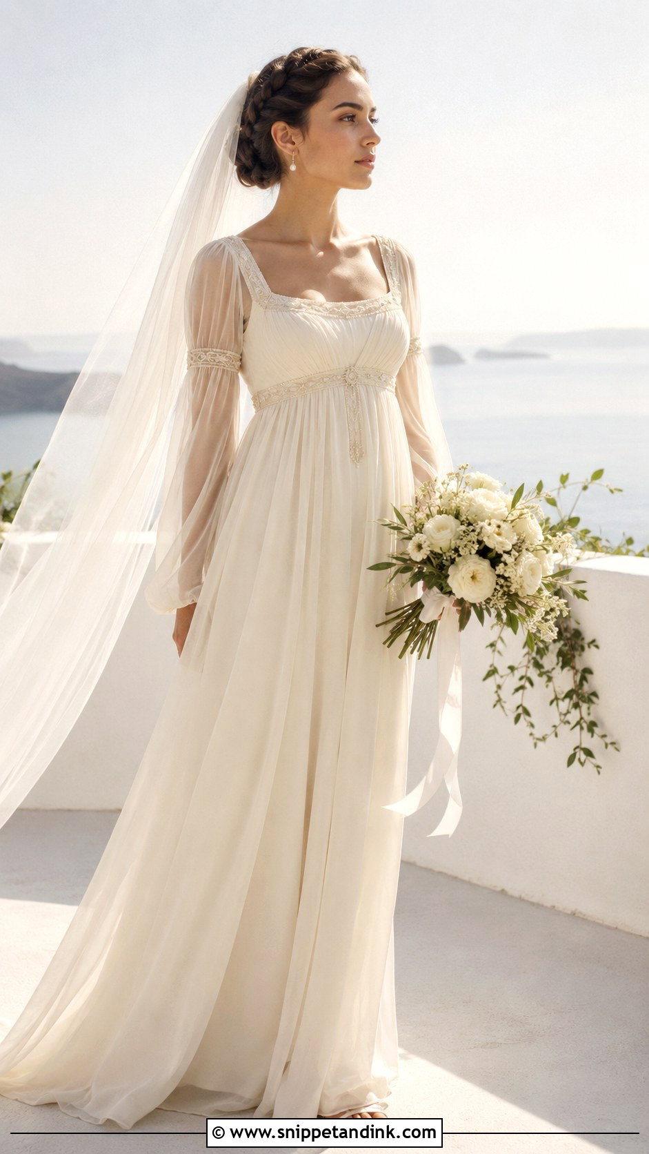 Padme Amidala Empire Waist Wedding Dress - Snippet and Ink - 25 Padme Amidala Wedding Dress Ideas
