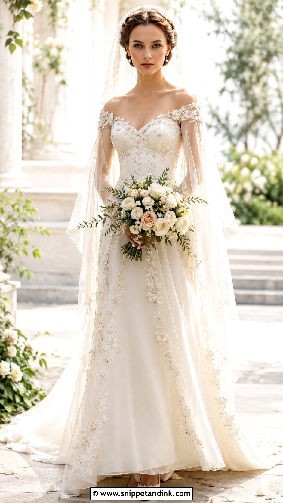 Padme Amidala Floral Wedding Dress - Snippet and Ink - 25 Padme Amidala Wedding Dress Ideas