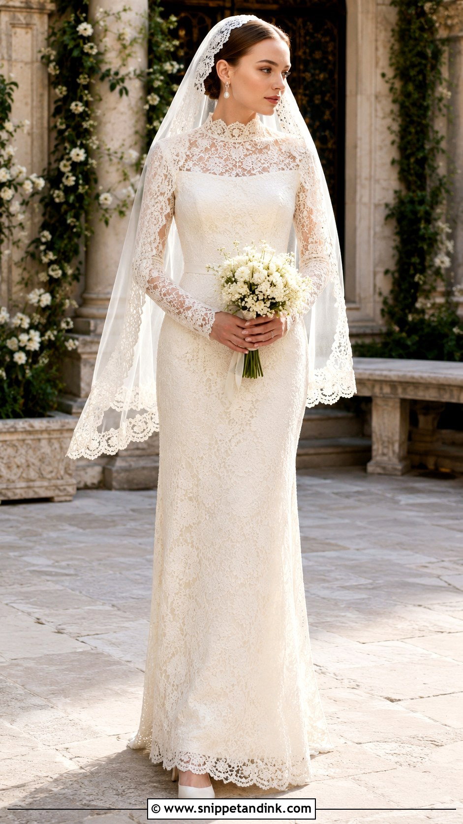 Padme Amidala Juliet Cap Veil Wedding Dress - Snippet and Ink - 25 Padme Amidala Wedding Dress Ideas
