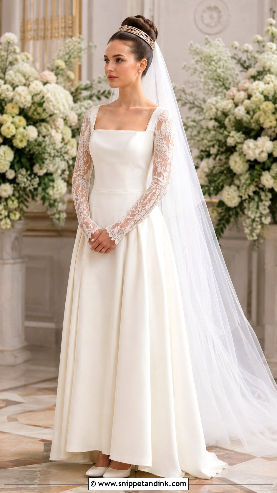 Padme Amidala Long Sleeve Wedding Dress - Snippet and Ink - 25 Padme Amidala Wedding Dress Ideas