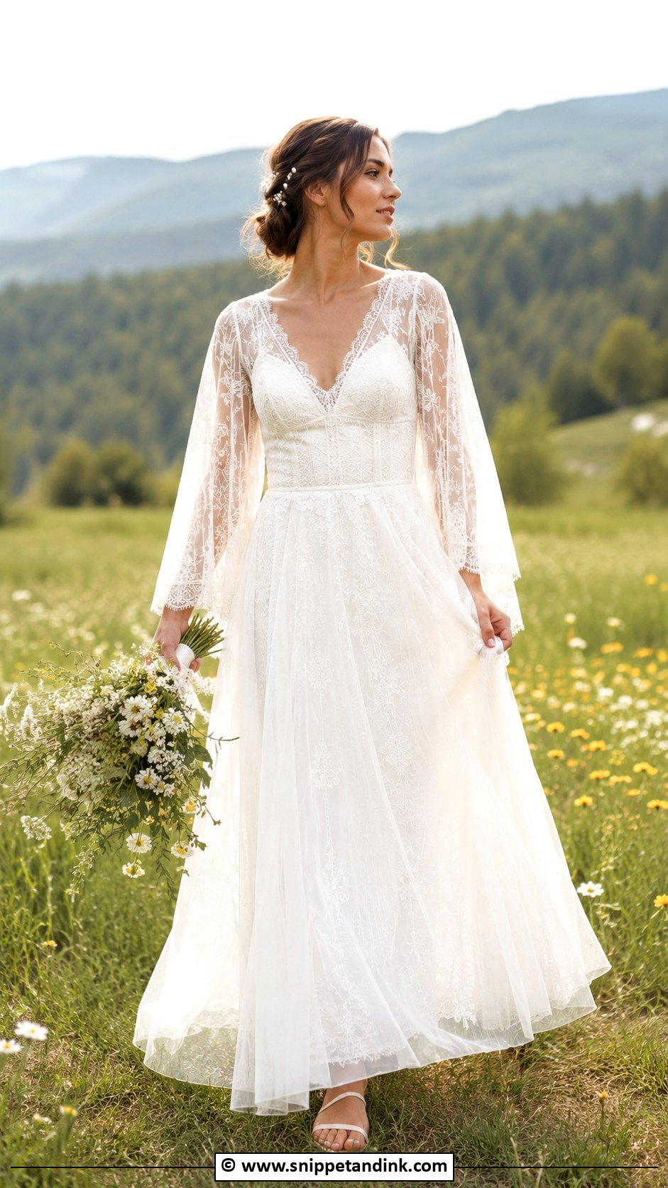 Padme Boho Wedding Dress - Snippet and Ink - 25 Padme Wedding Dress Ideas