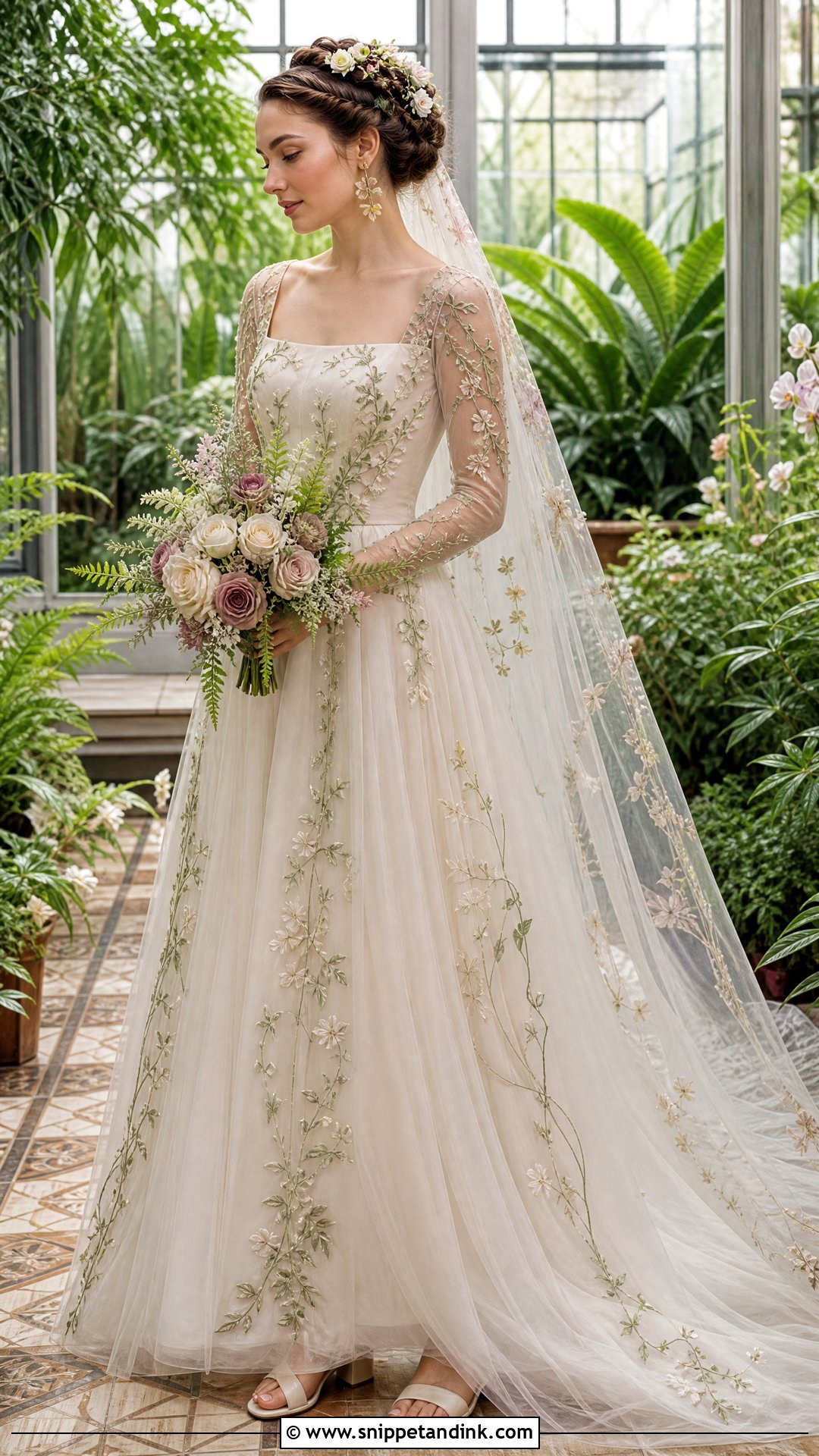 Padme Inspired Garden Wedding Dress - Snippet and Ink - 20 Padme Inspired Wedding Dress Ideas