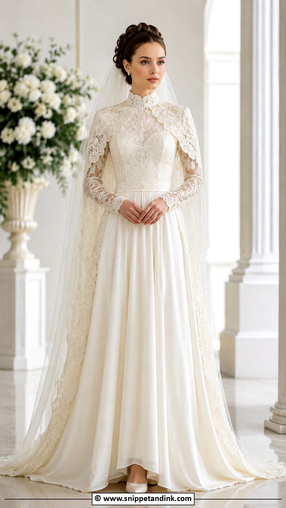 Padme Modest Wedding Dress - Snippet and Ink - 25 Padme Wedding Dress Ideas