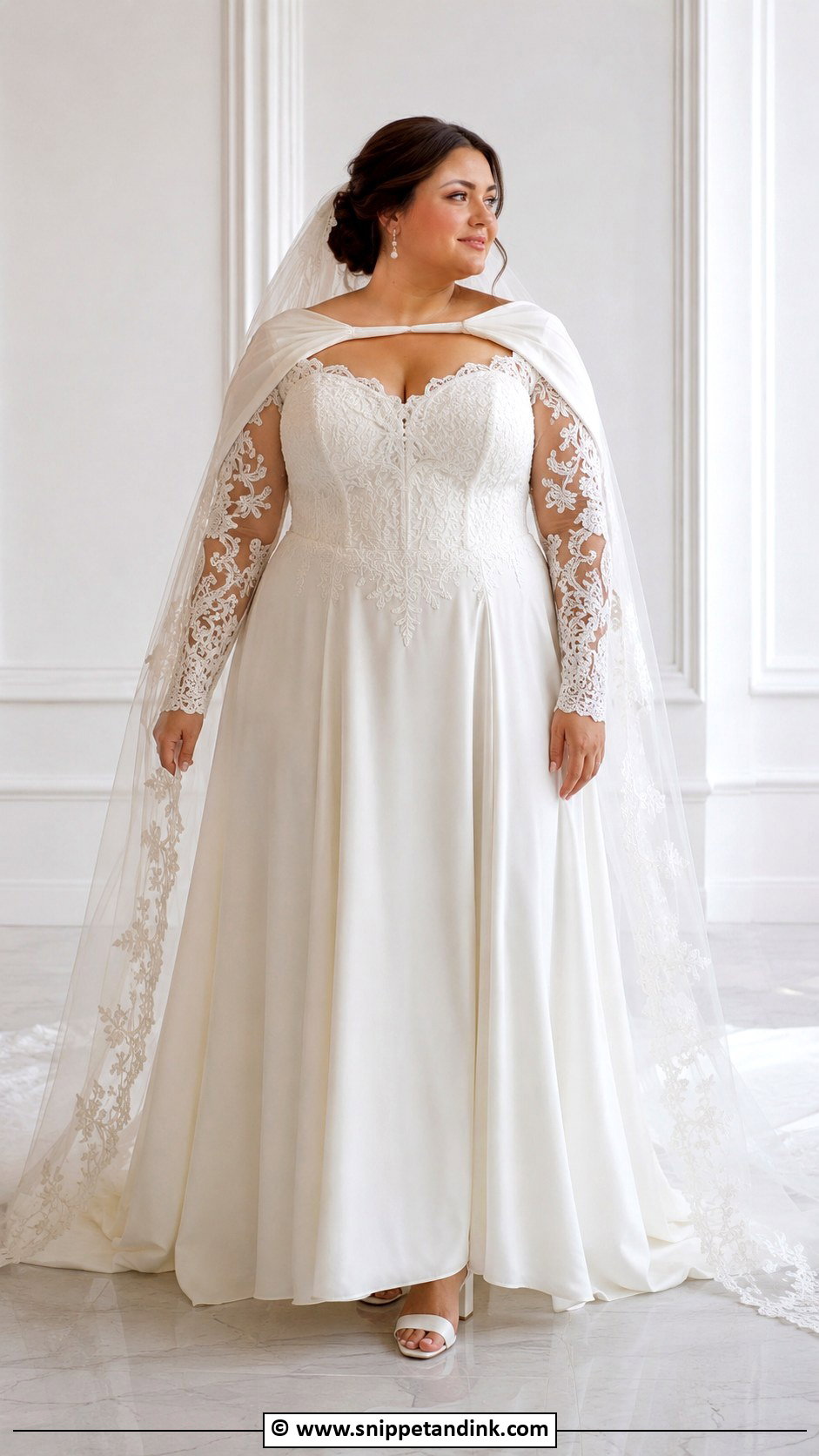 Padme Wedding Dress For Plus Size Bride - Snippet and Ink - 25 Padme Wedding Dress Ideas