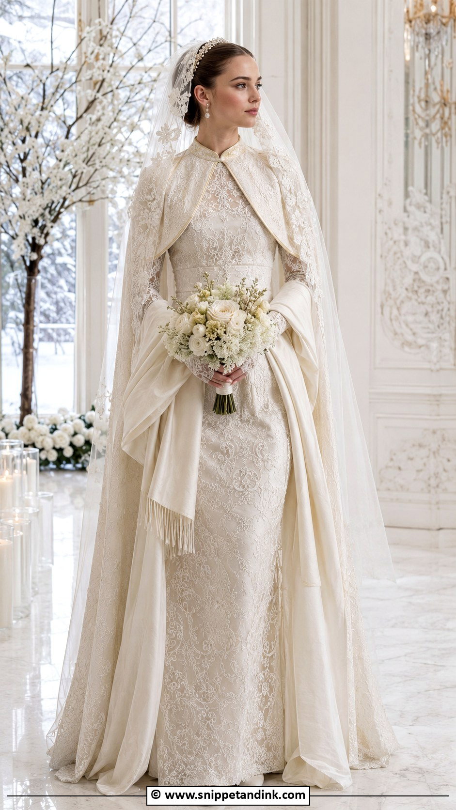 Padme Wedding Dress For Winter Wedding - Snippet and Ink - 25 Padme Wedding Dress Ideas