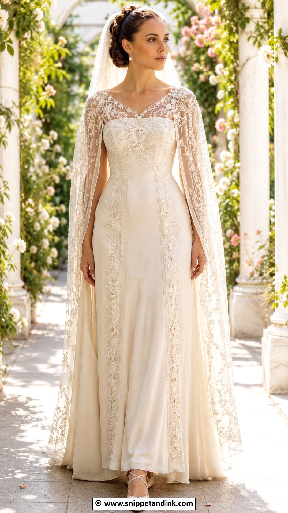 Padme Wedding Dress With Embroidery - Snippet and Ink - 25 Padme Wedding Dress Ideas