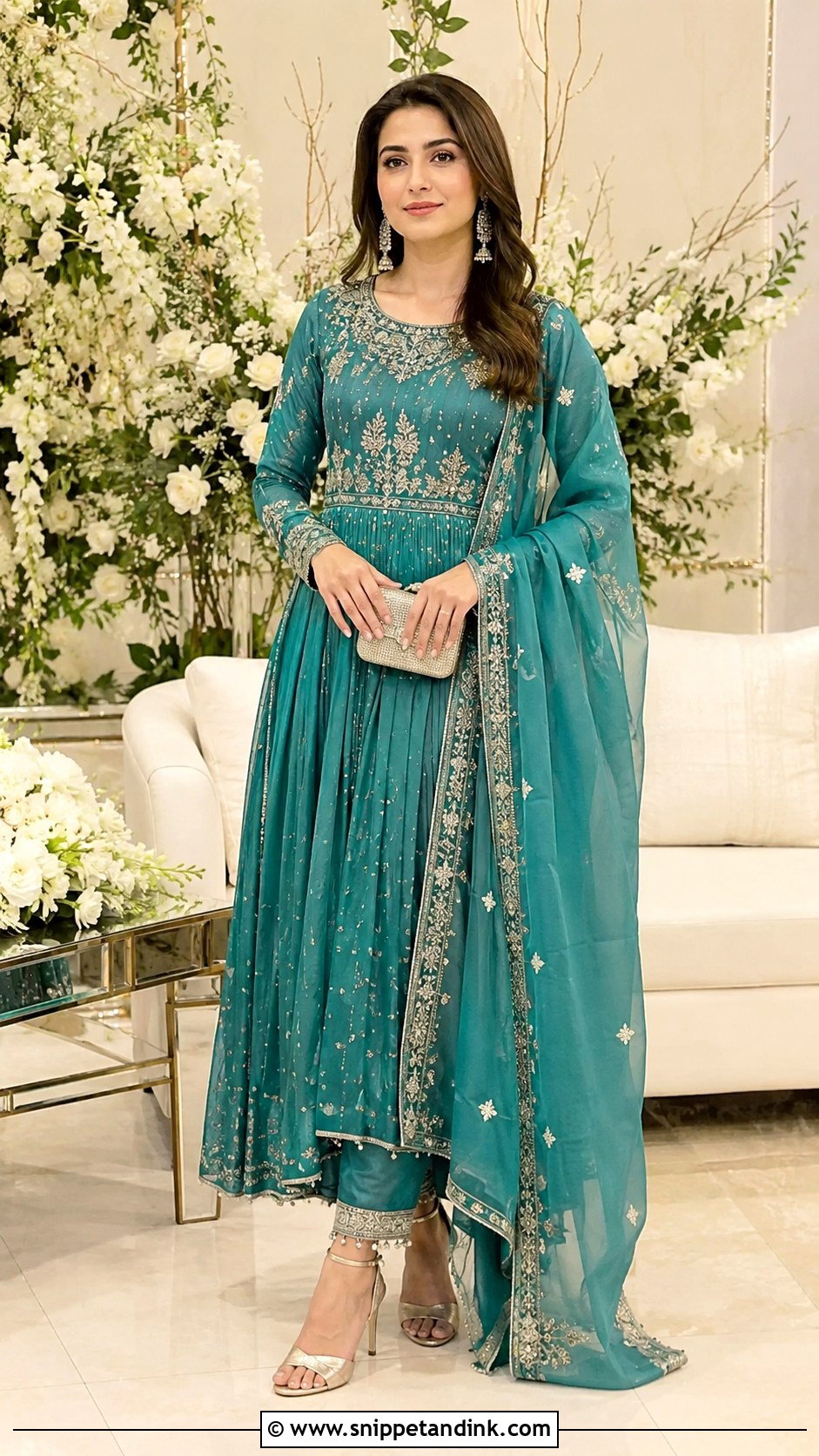 Pakistani Anarkali Dress - Snippet and Ink - 25 Pakistani Party Wear Wedding Dresses