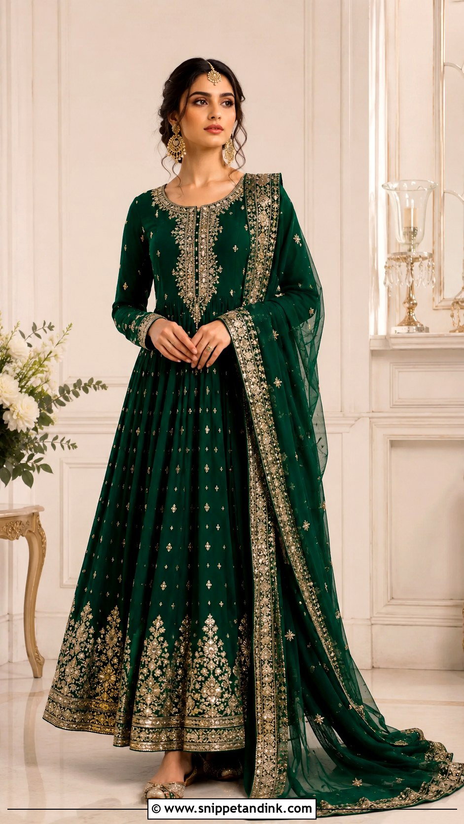 Pakistani Anarkali Wedding Dress - Snippet and Ink - 25 Traditional Dresses for Wedding