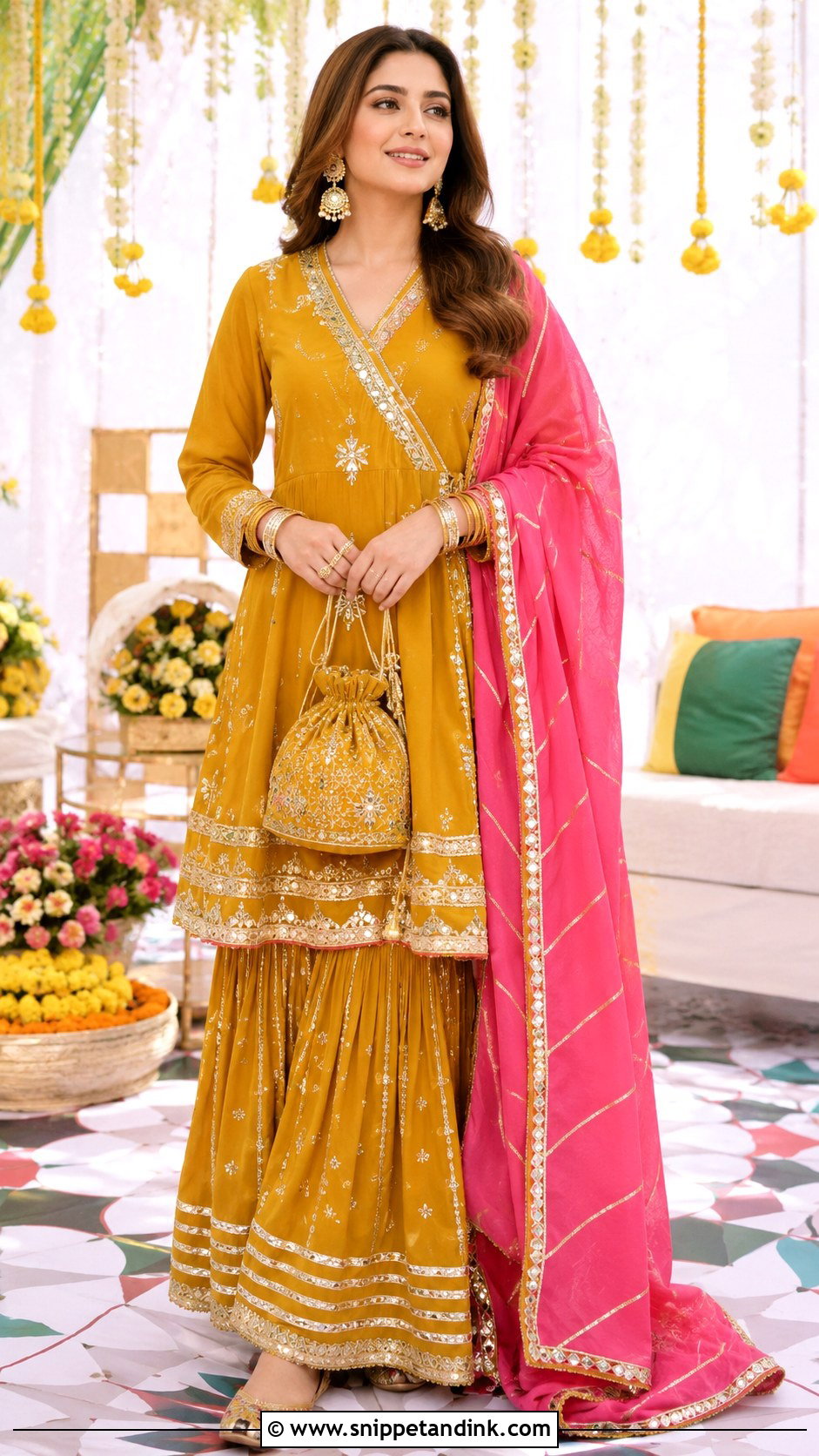 Pakistani Angrakha Dress For Wedding - Snippet and Ink - 25 Pakistan Wedding Dress Ideas