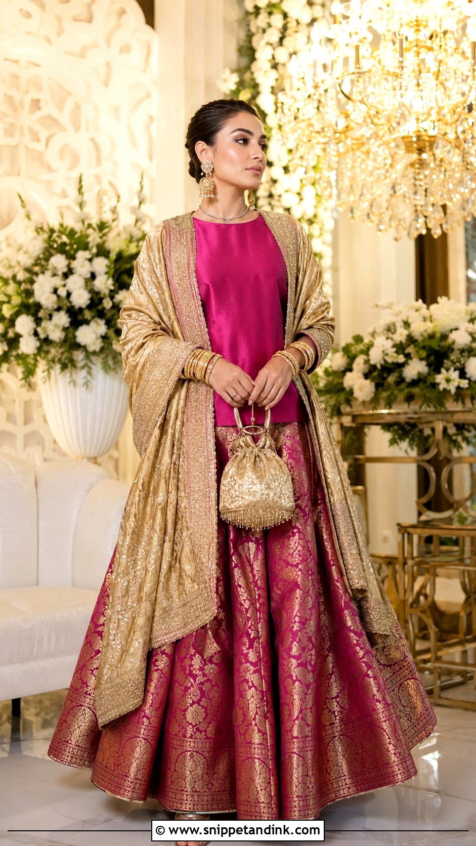 Pakistani Banarsi Dress For Wedding - Snippet and Ink - 25 Pakistani Dresses to Wear to a Wedding