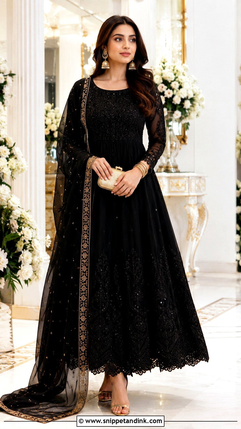 Pakistani Black Wedding Dress - Snippet and Ink - 30 Pakistani Dress Design for Wedding Ideas