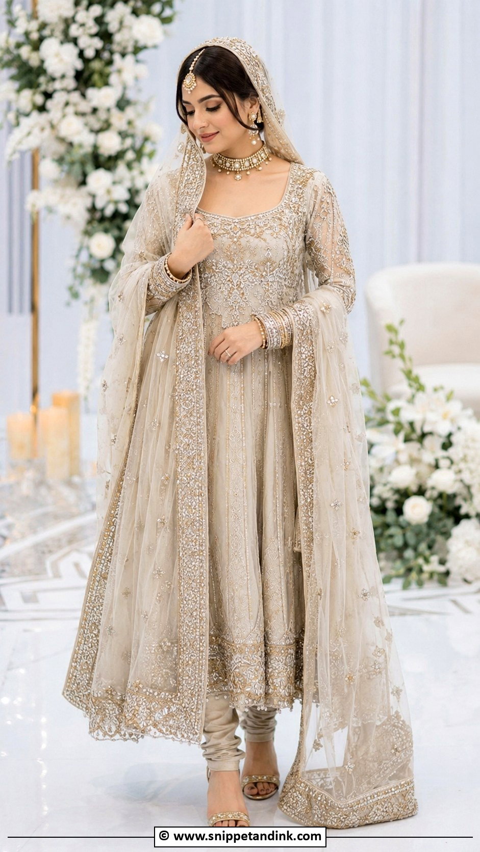 Pakistani Bridal Anarkali Dress - Snippet and Ink - 35 Pakistani Bridal Wear Ideas