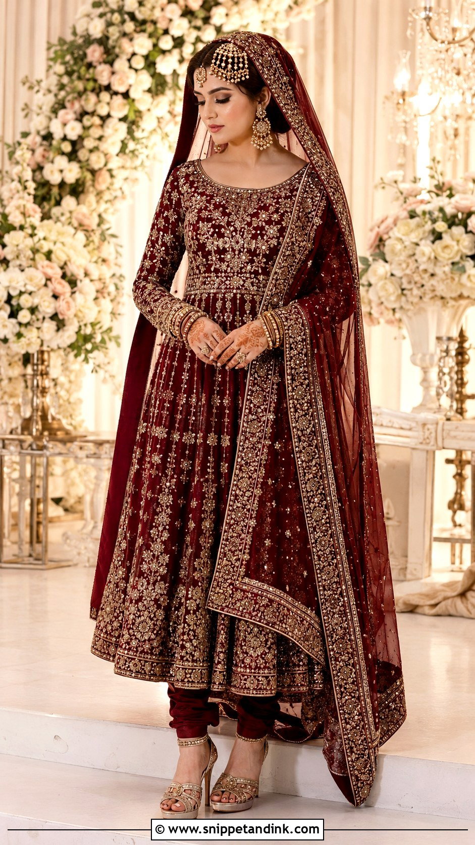Pakistani Bridal Angrakha Dress - Snippet and Ink - 30 Pakistani Brides Ideas