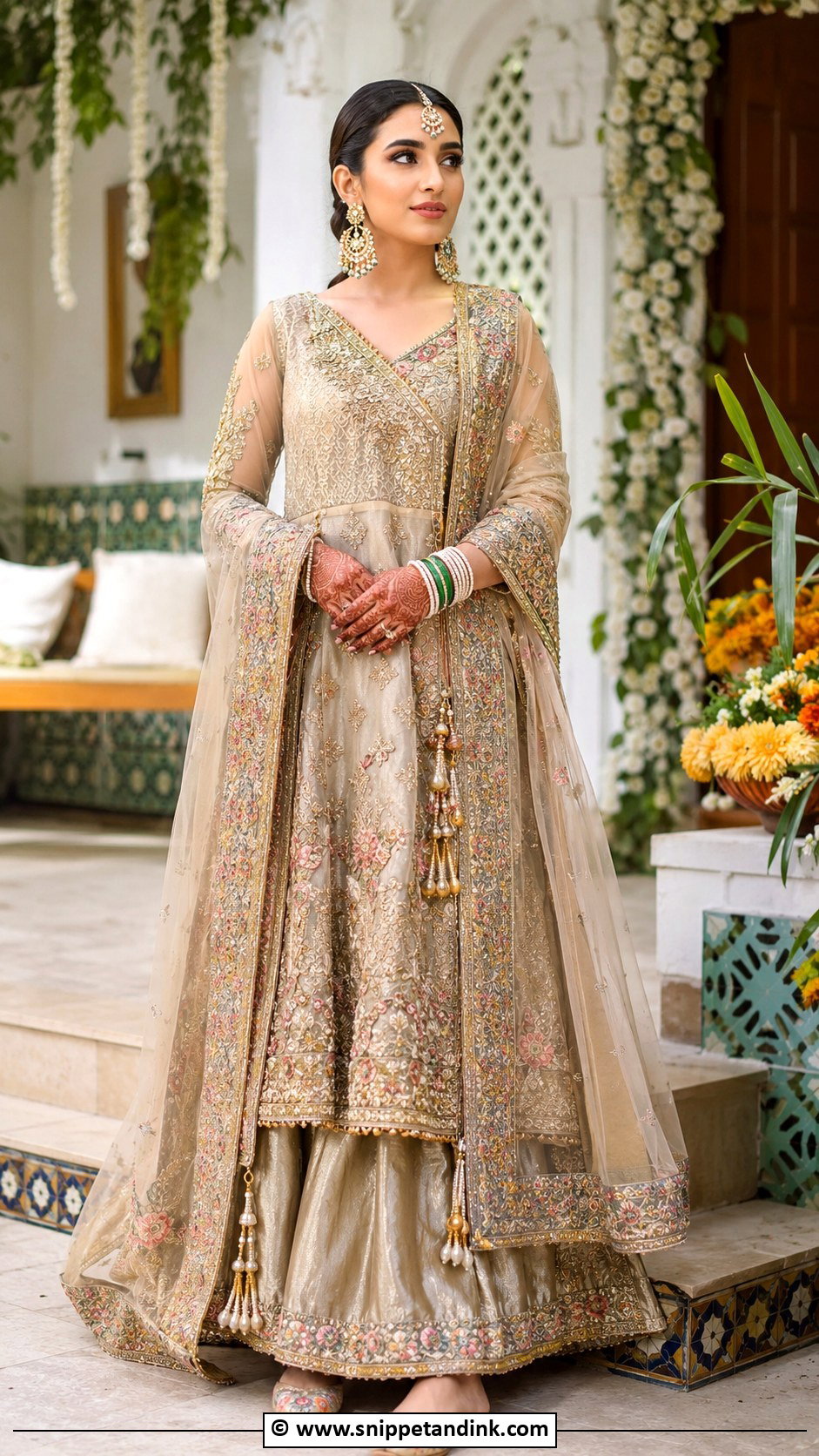 Pakistani Bridal Angrakha Dress - Snippet and Ink - 35 Pakistani Bridal Wear Ideas