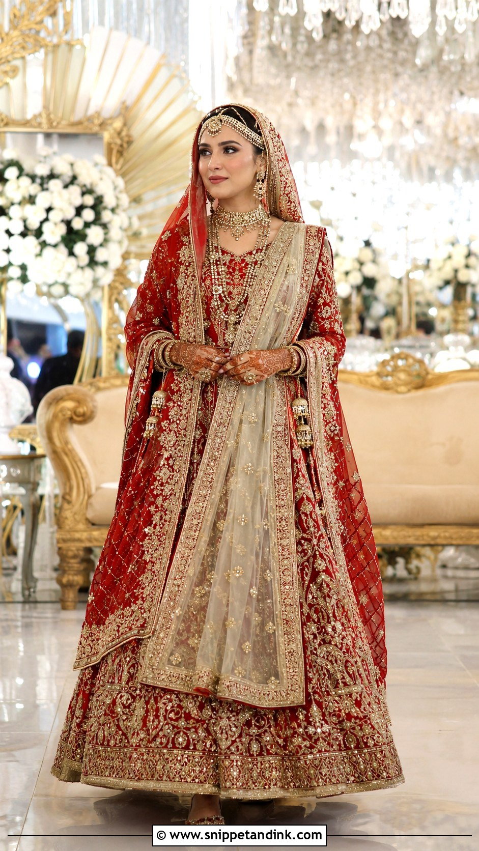 Pakistani Bridal Double Dupatta Look - Snippet and Ink - 30 Pakistani Bridal Look Ideas