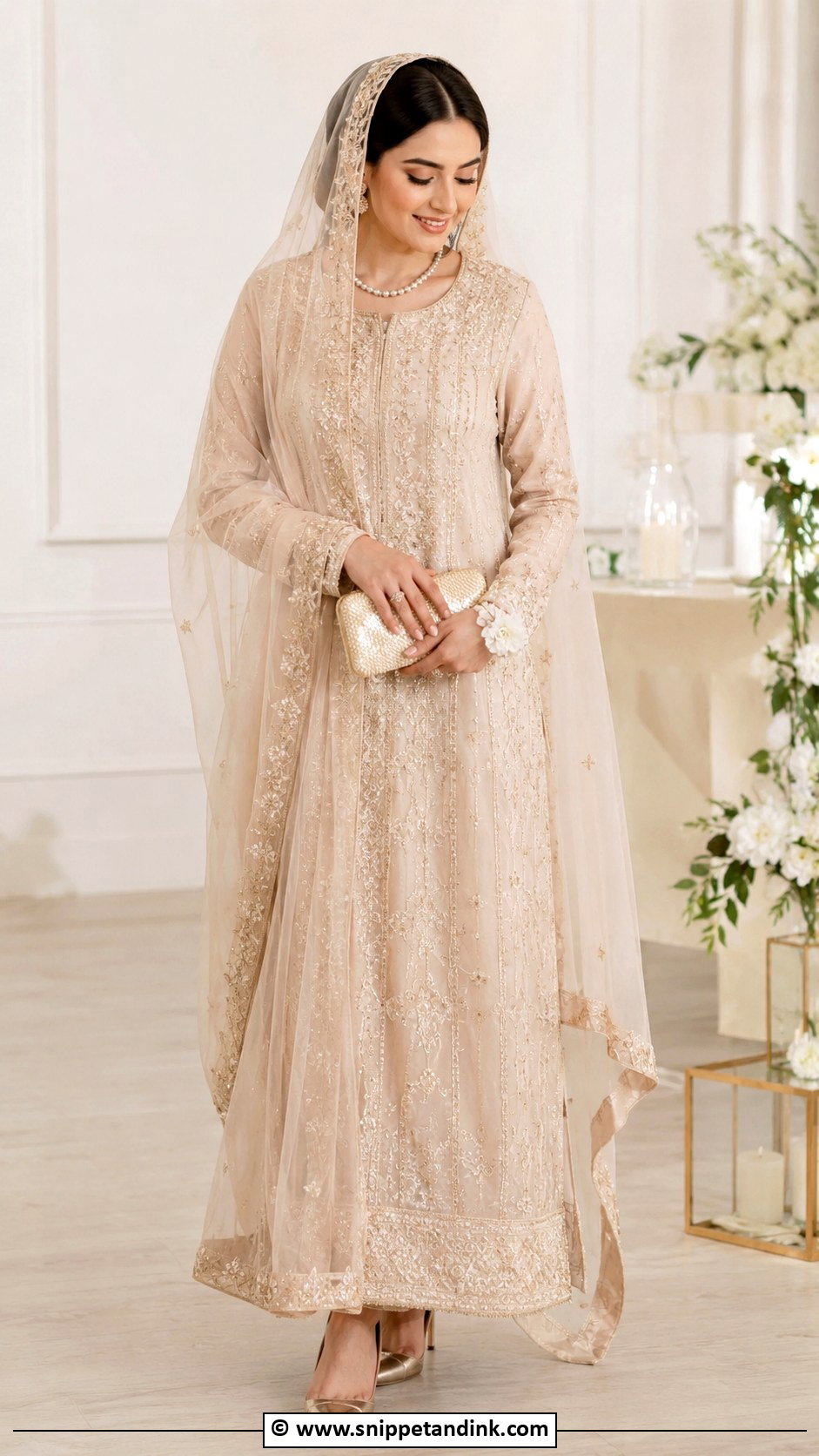 Pakistani Bridal Minimal Dress - Snippet and Ink - 35 Pakistani Bridal Wear Ideas