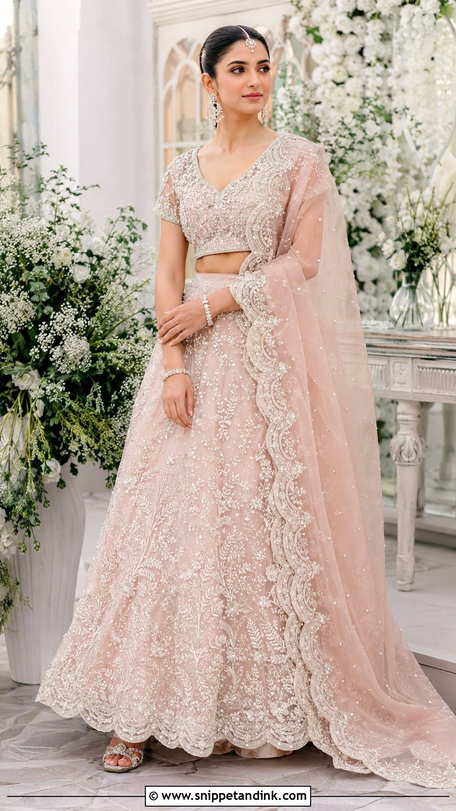 Pakistani Bridal Organza Lehenga - Snippet and Ink - 30 Pakistani Wedding Outfits Bride