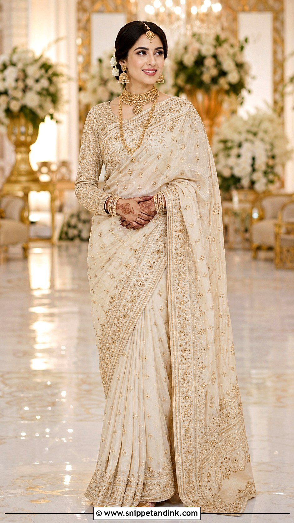 Pakistani Bridal Saree - Snippet and Ink - 30 Pakistani Brides Ideas