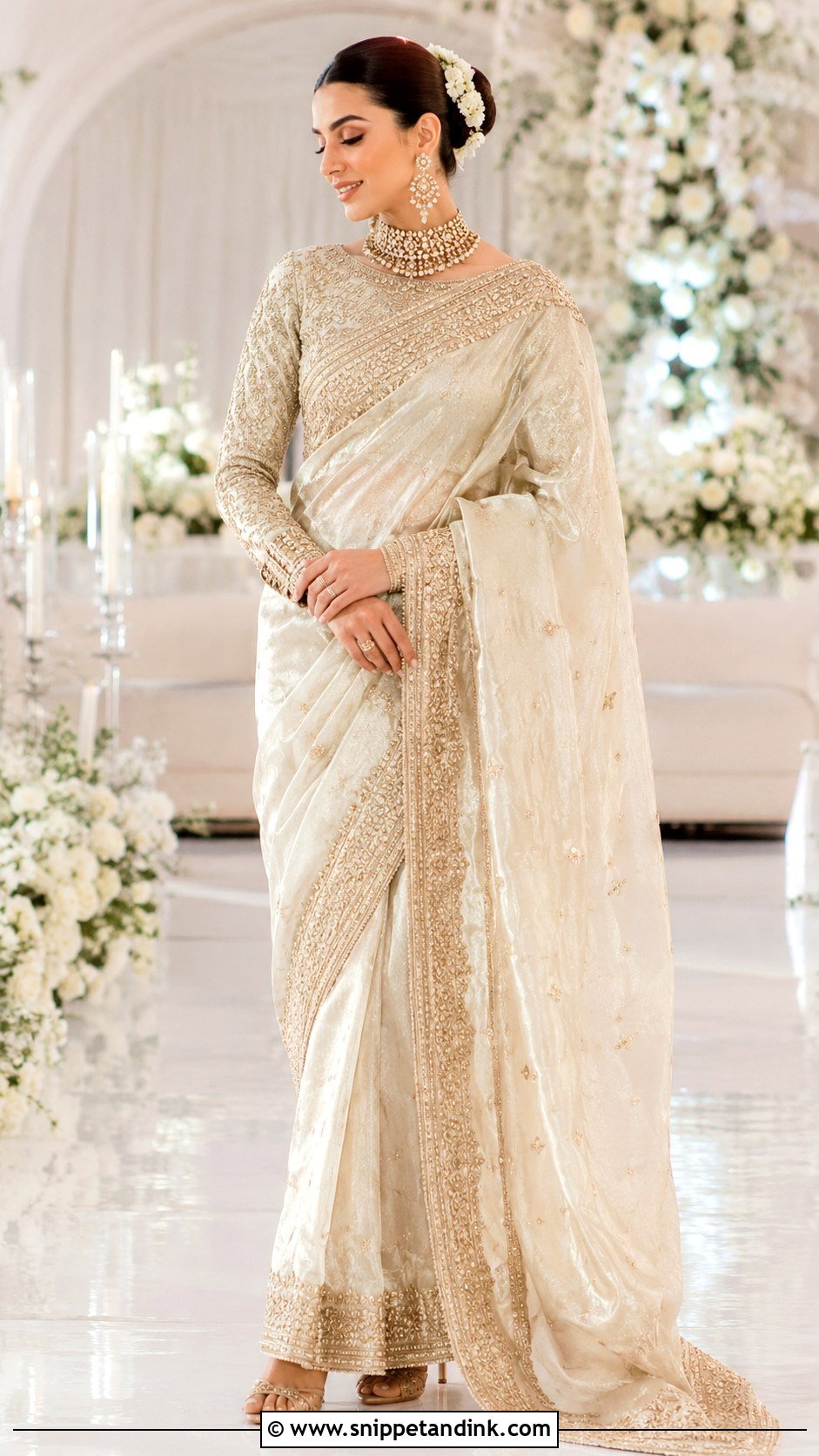 Pakistani Bridal Saree - Snippet and Ink - 30 Pakistani Wedding Outfits Bride