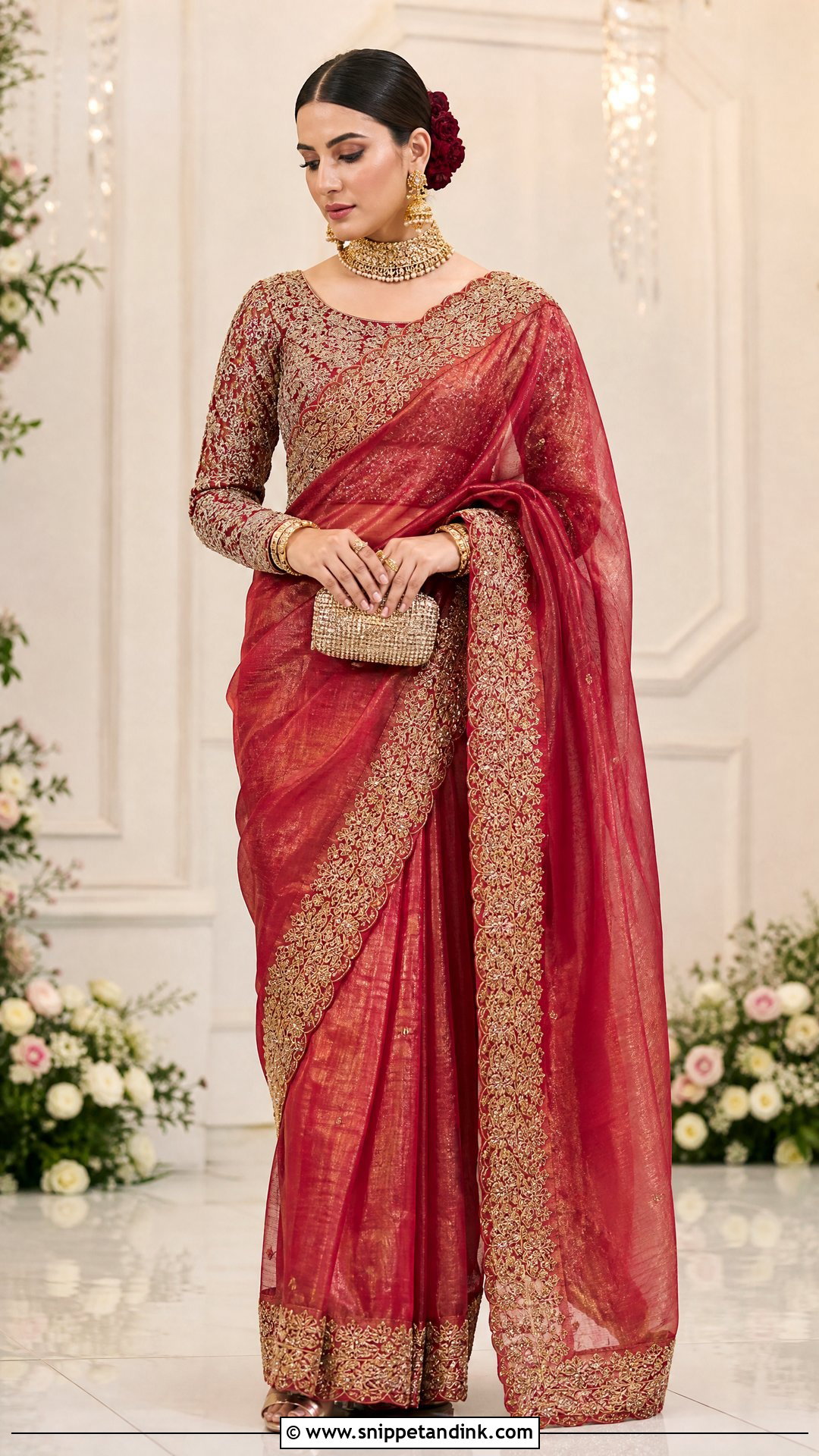 Pakistani Bridal Saree - Snippet and Ink - 20 Wedding Dresses in Pakistan