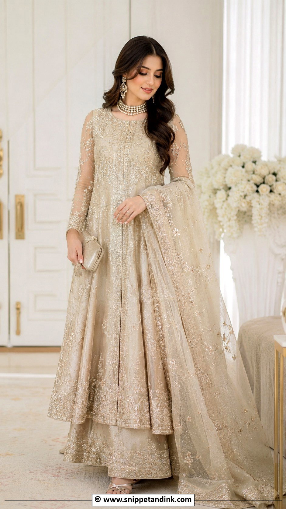 Pakistani Bridal Tissue Dress - Snippet and Ink - 35 Pakistani Bridal Wear Ideas