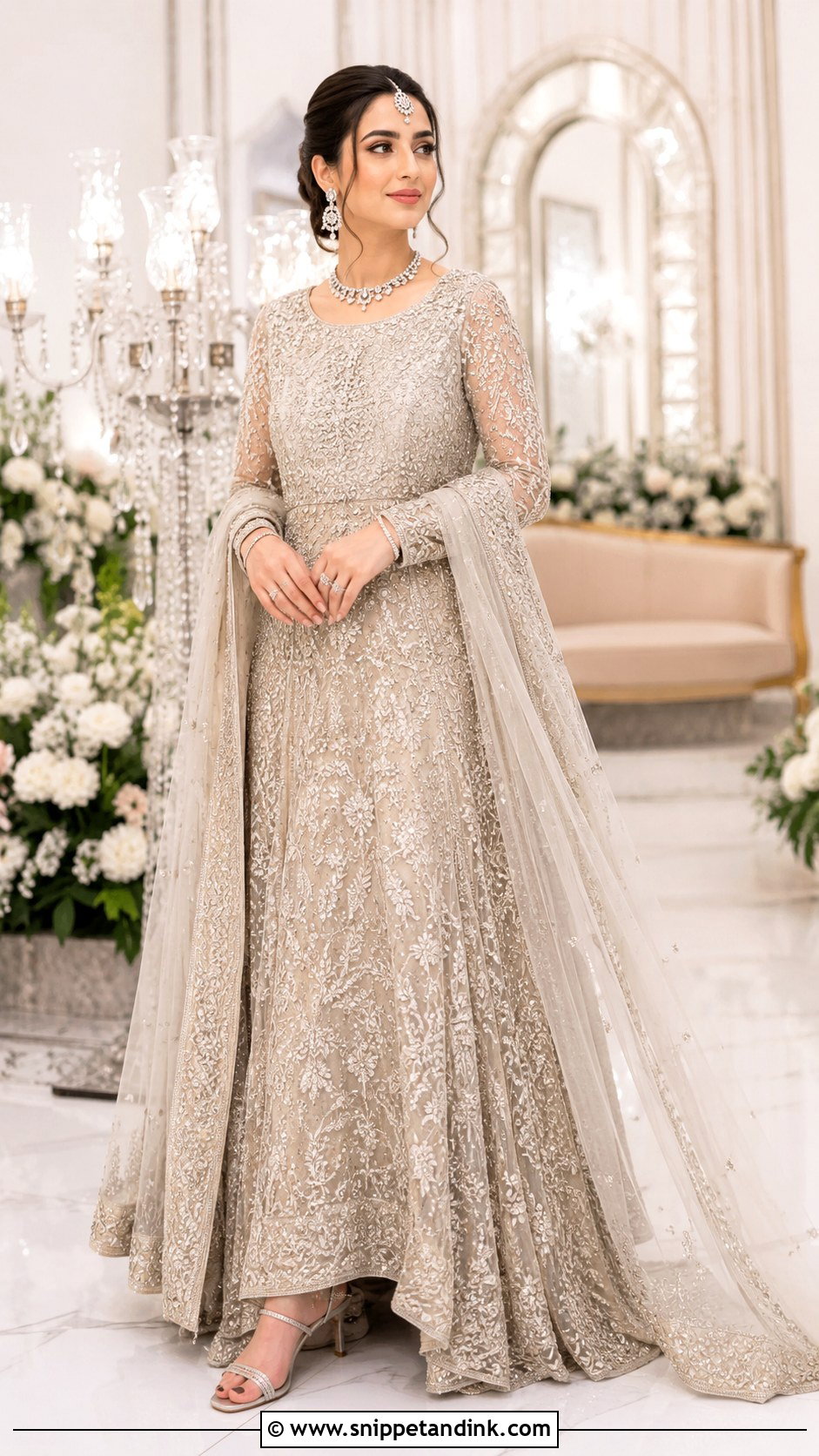 Pakistani Bridal Walima Gown - Snippet and Ink - 25 Pakistani Bridal Dress Ideas