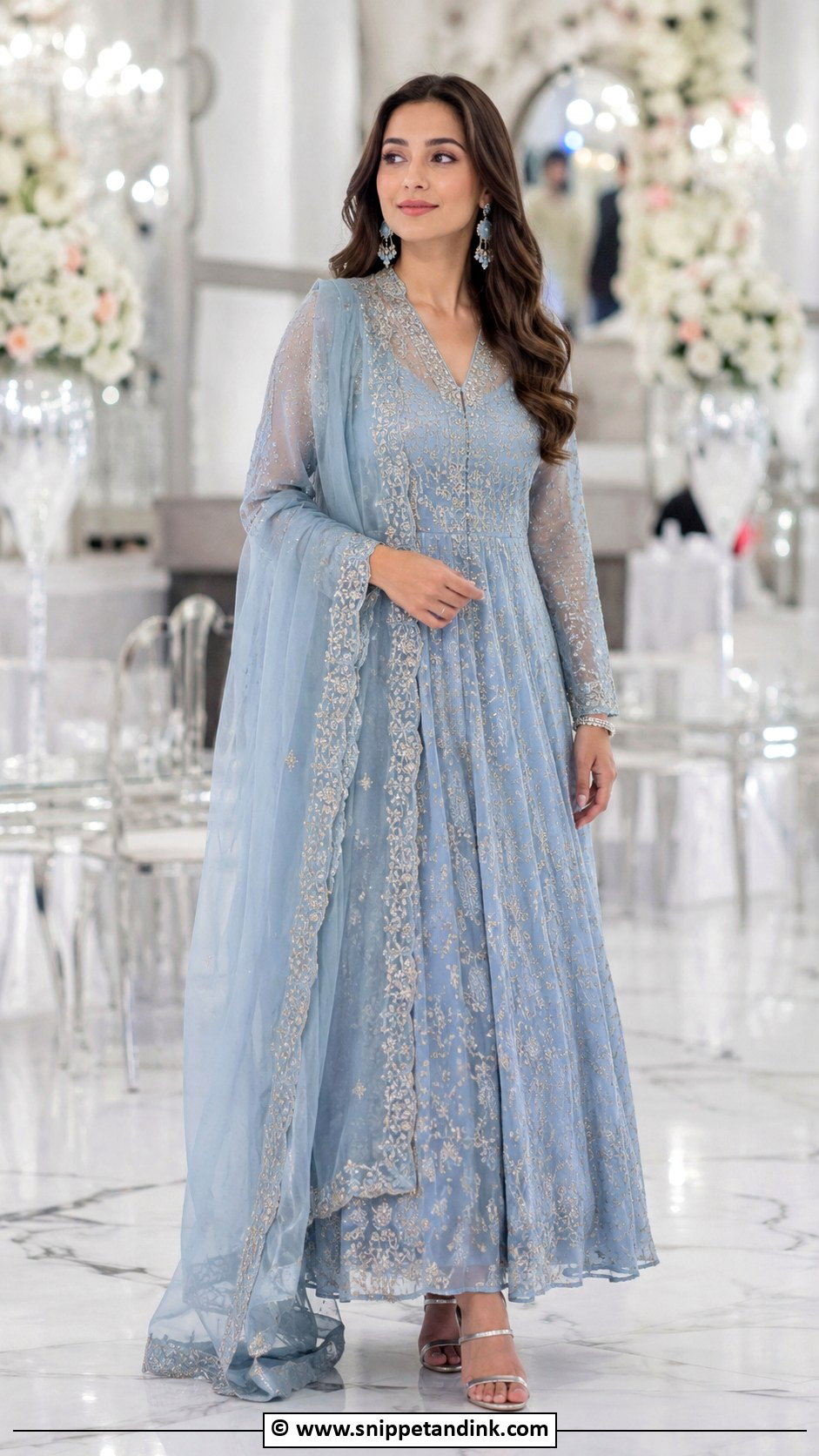 Pakistani Chiffon Dress For Wedding - Snippet and Ink - 25 Pakistani Dresses for Wedding