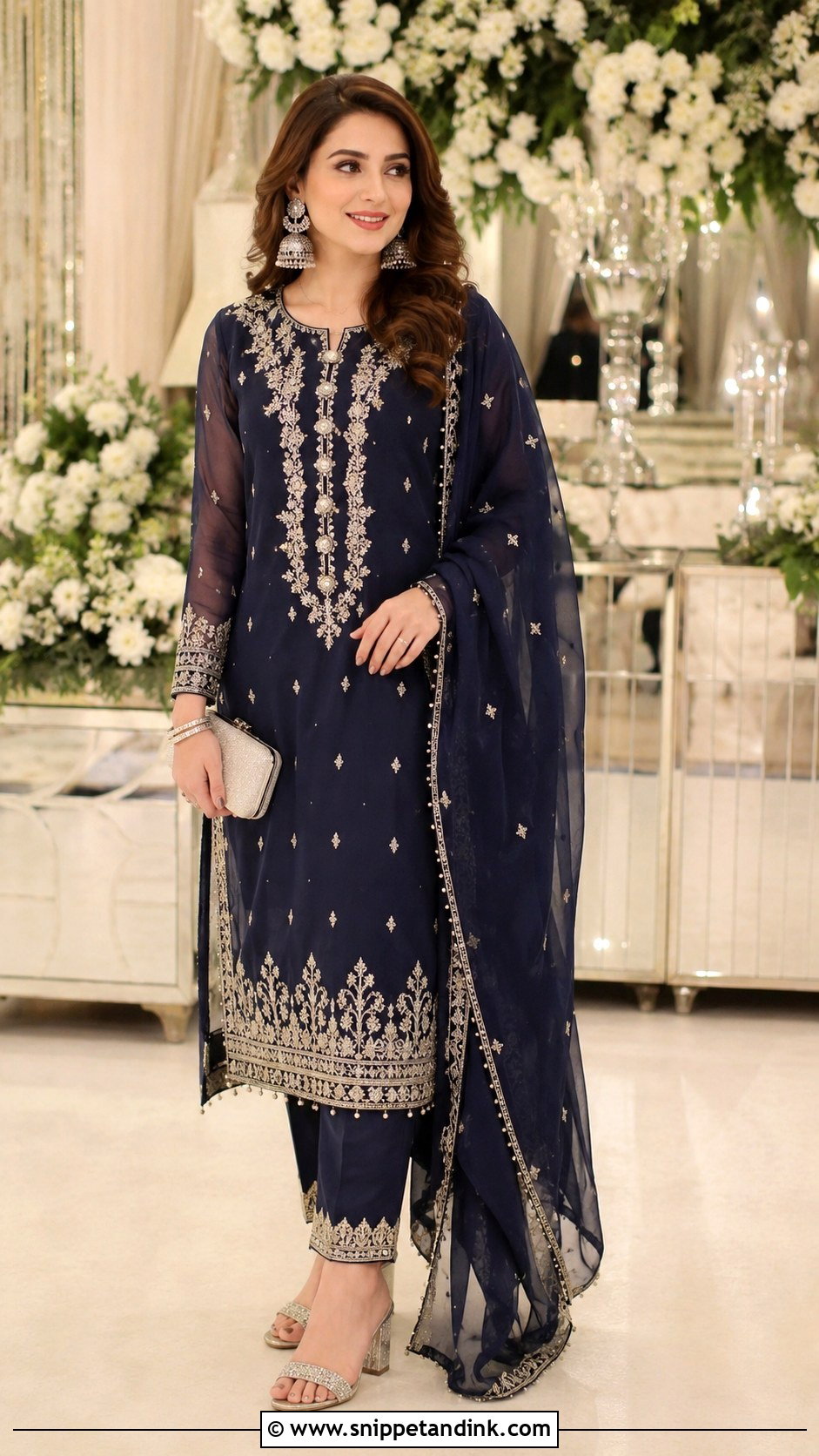 Pakistani Chiffon Suit For Wedding - Snippet and Ink - 25 Pakistani Dresses to Wear to a Wedding