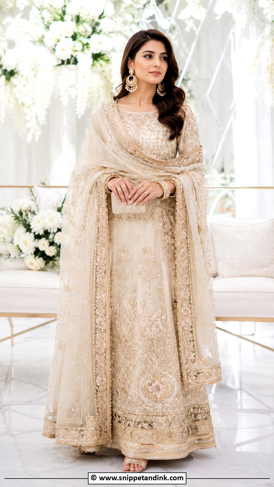 Pakistani Dupatta Draping Outfit For Sister - Snippet and Ink - 25 Pakistani Wedding Outfits Sisters Ideas