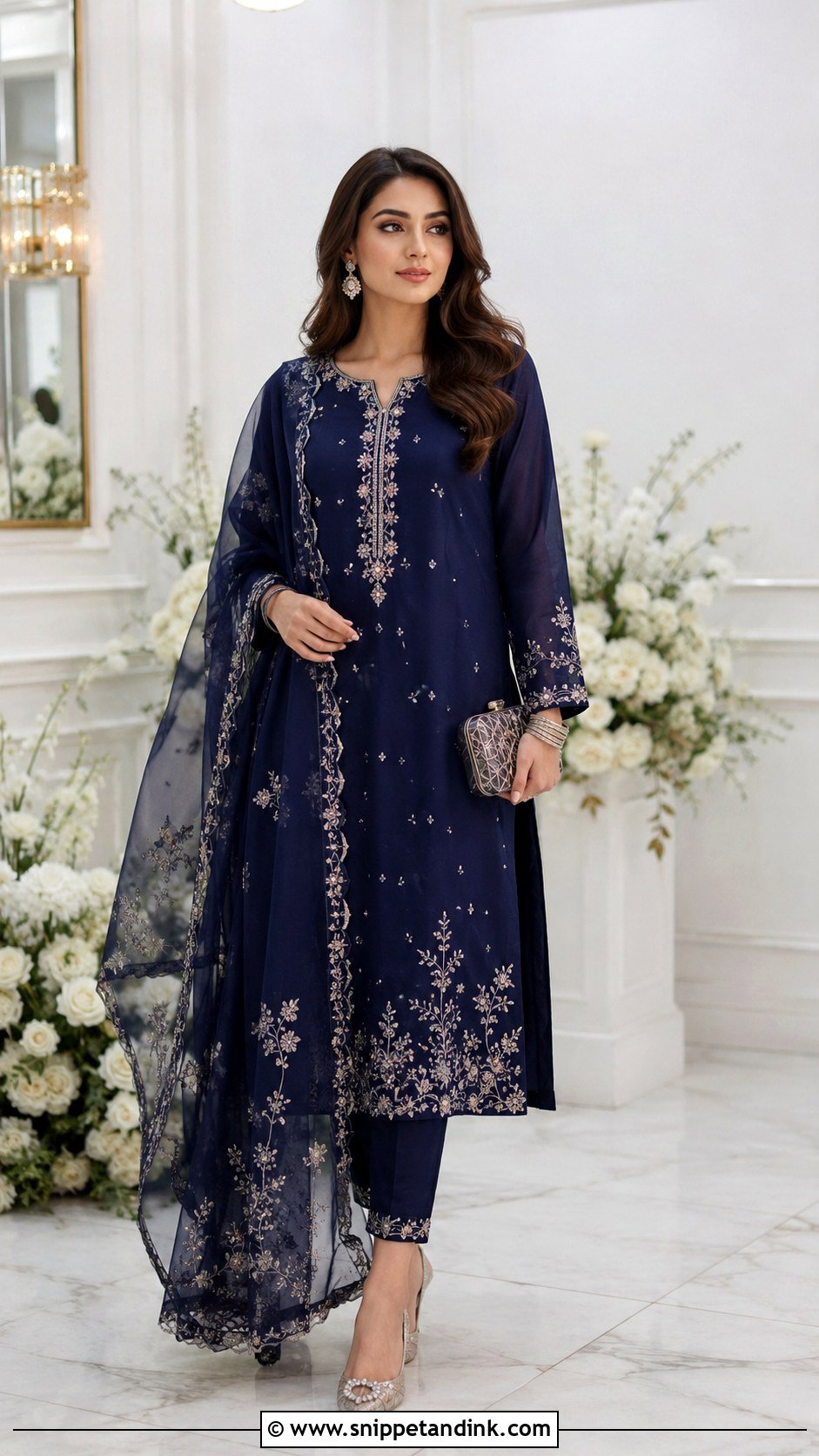 Pakistani Formal Trouser Suit - Snippet and Ink - 30 Pakistani Dress Design for Wedding Ideas