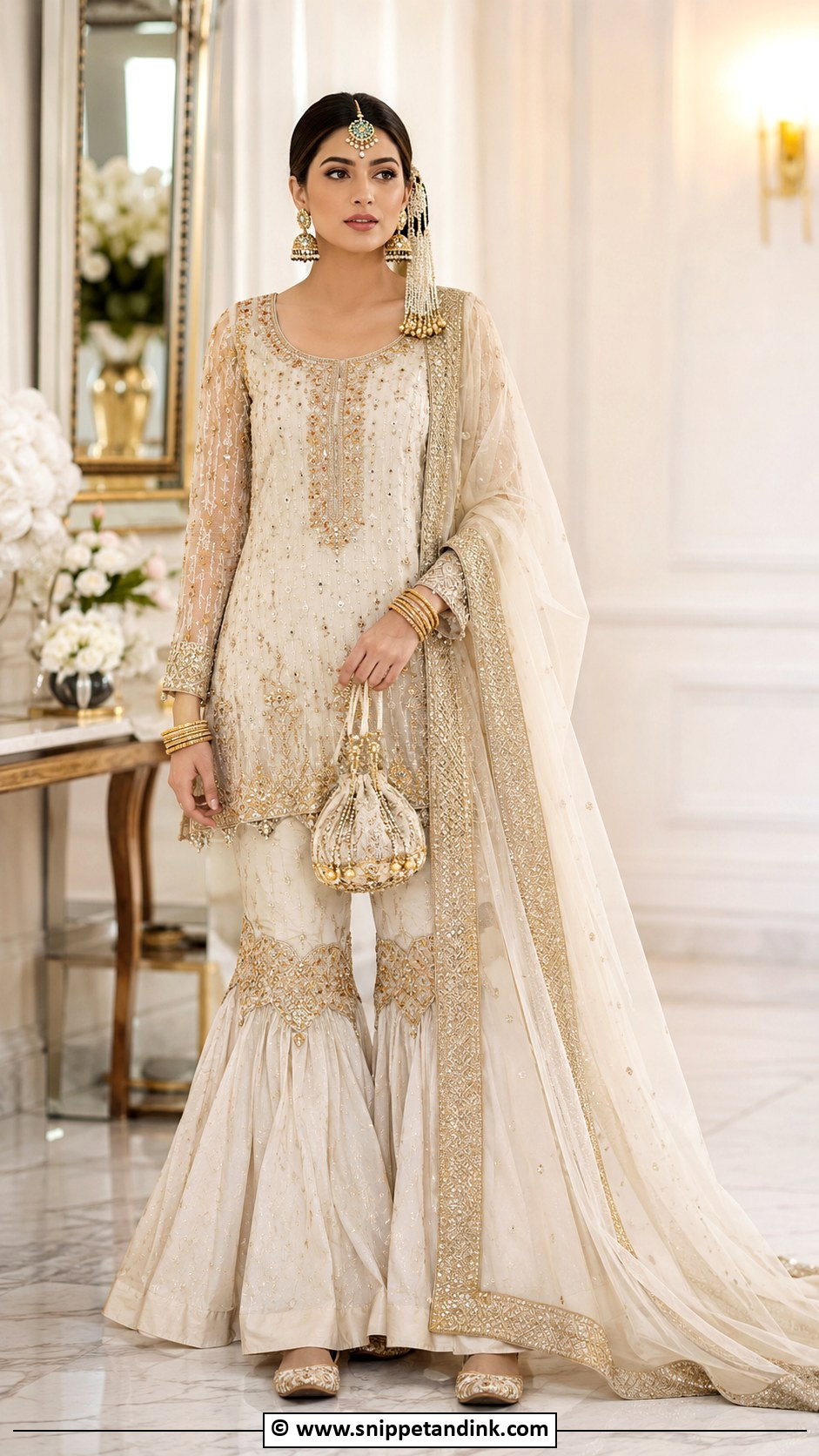 Pakistani Gharara Dress For Wedding - Snippet and Ink - 25 Pakistani Dresses for Wedding