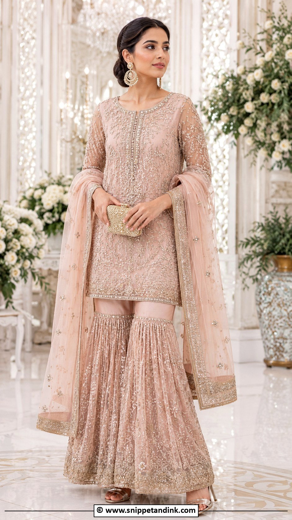 Pakistani Gharara For Sister Wedding - Snippet and Ink - 25 Pakistani Wedding Outfits Sisters Ideas