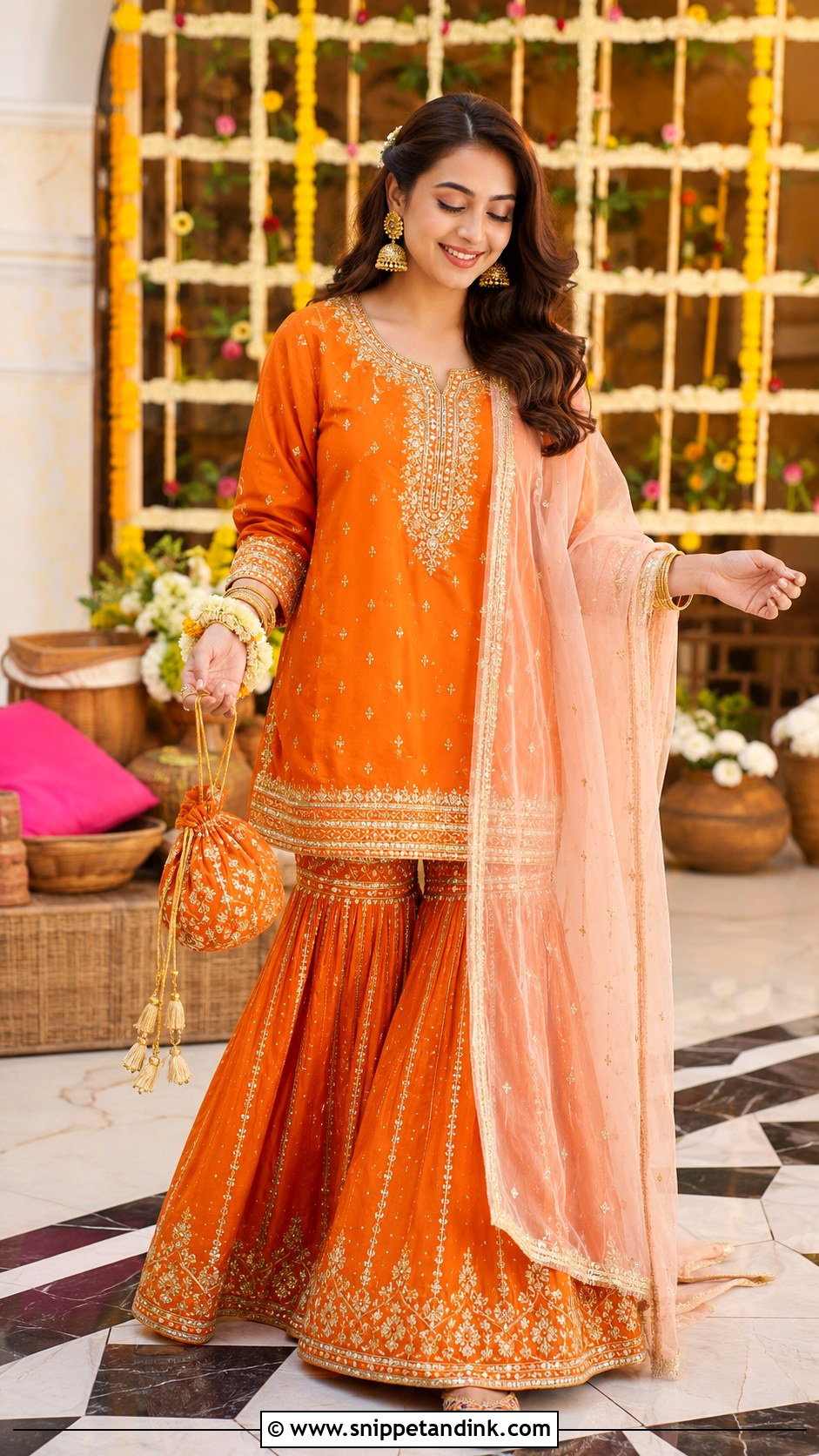 Pakistani Gota Work Dress For Wedding - Snippet and Ink - 25 Pakistani Dresses to Wear to a Wedding