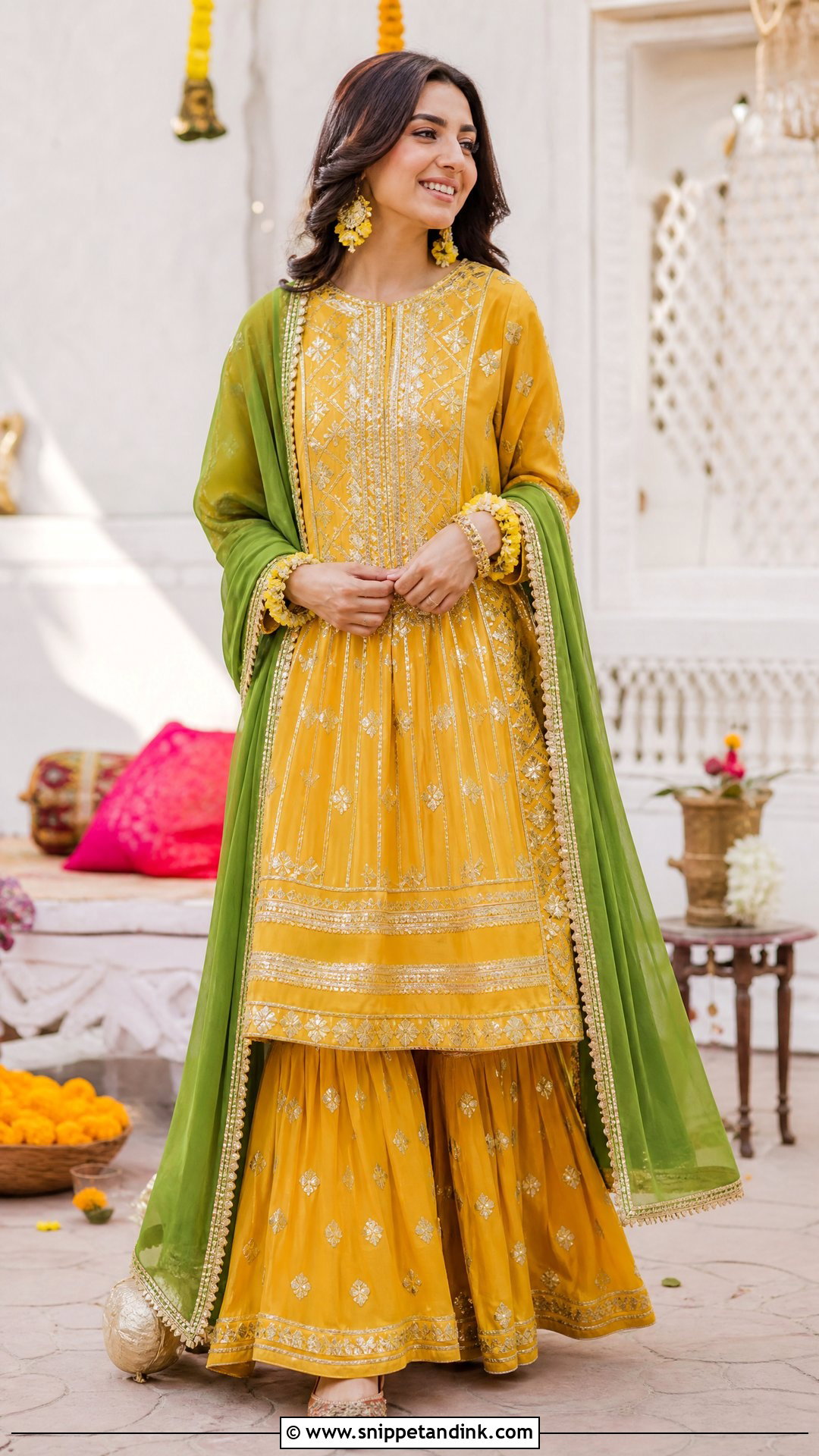 Pakistani Gota Work Wedding Dress - Snippet and Ink - 25 Pakistani Wedding Dresses Ideas