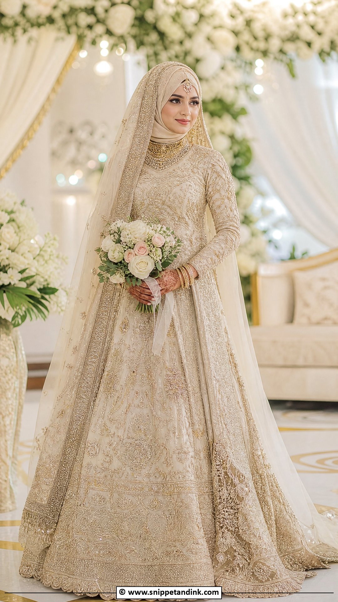 Pakistani Hijab Wedding Dress - Snippet and Ink - 35 Hijab Wedding Dresses