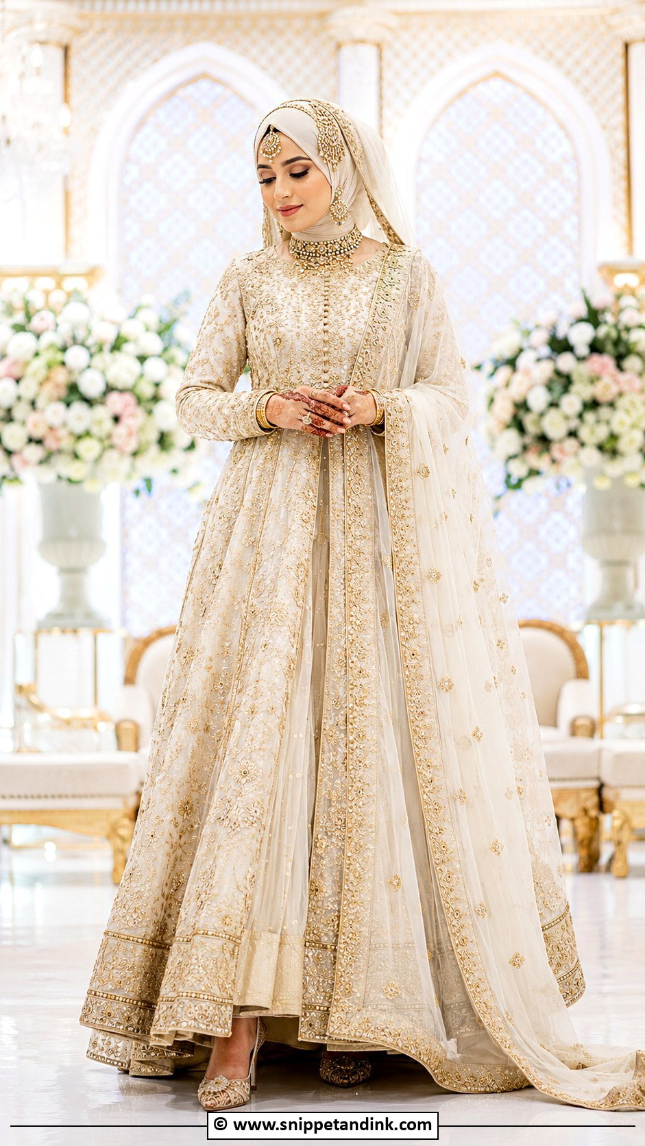 Pakistani Hijabi Wedding Dress - Snippet and Ink - 30 Hijabi Wedding Dress Ideas