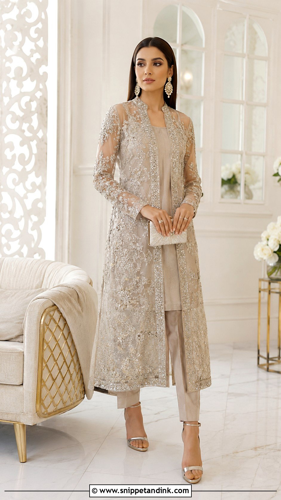Pakistani Jacket Dress - Snippet and Ink - 30 Pakistani Dress Design for Wedding Ideas